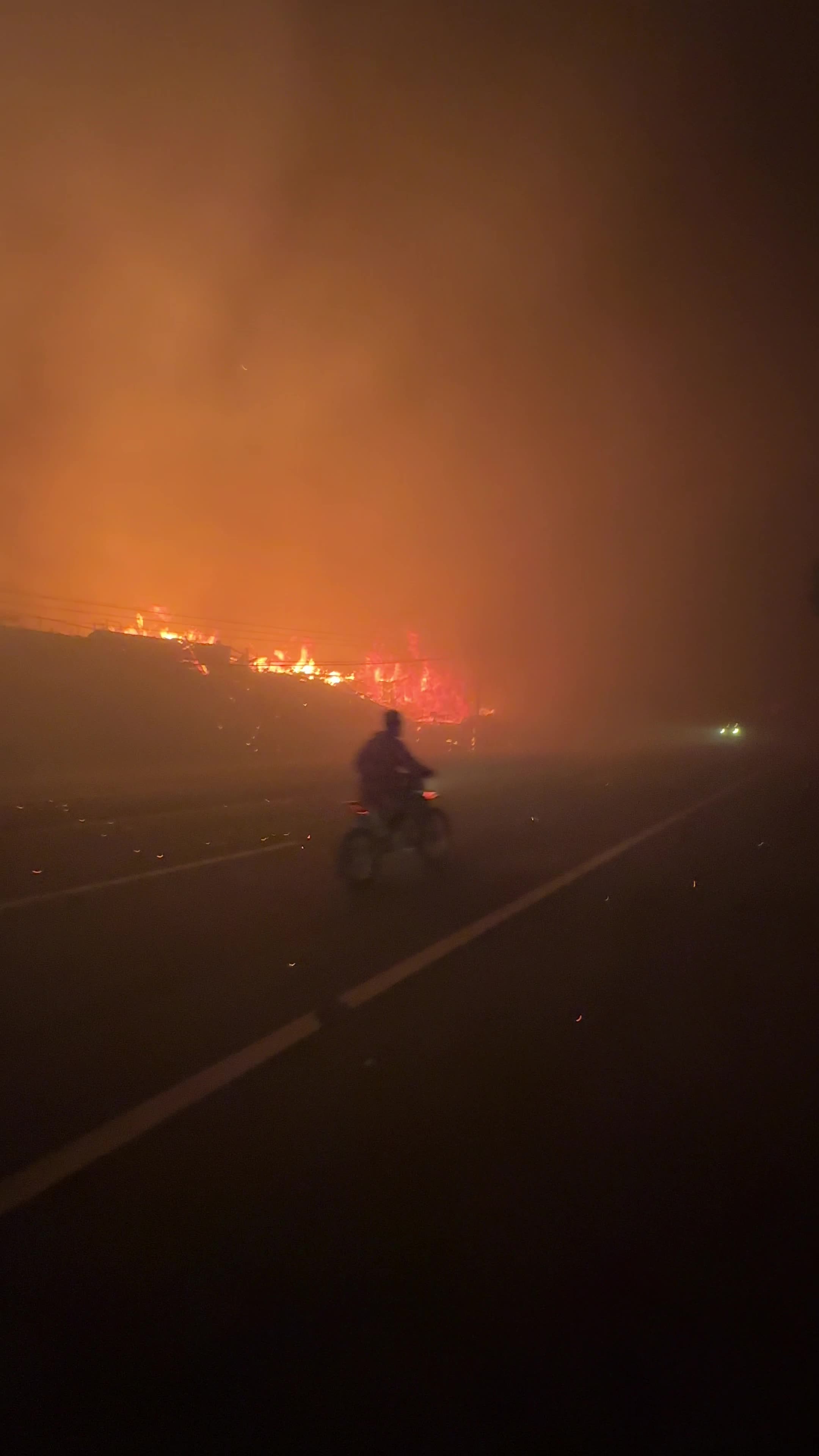 Powerful Winds Fuel Multiple Fires Across Los Angeles Area