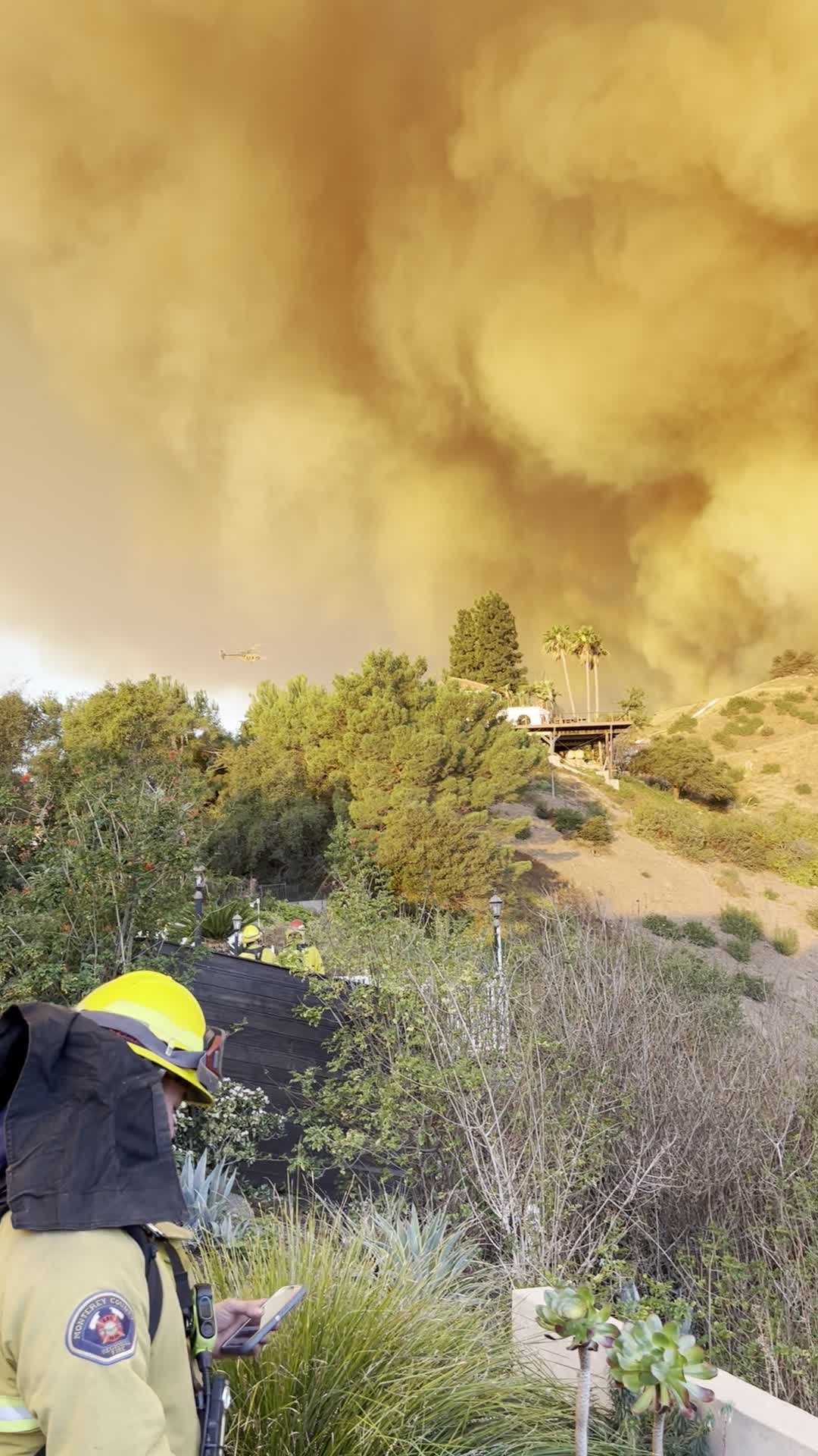 Powerful Winds Fuel Multiple Fires Across Los Angeles Area