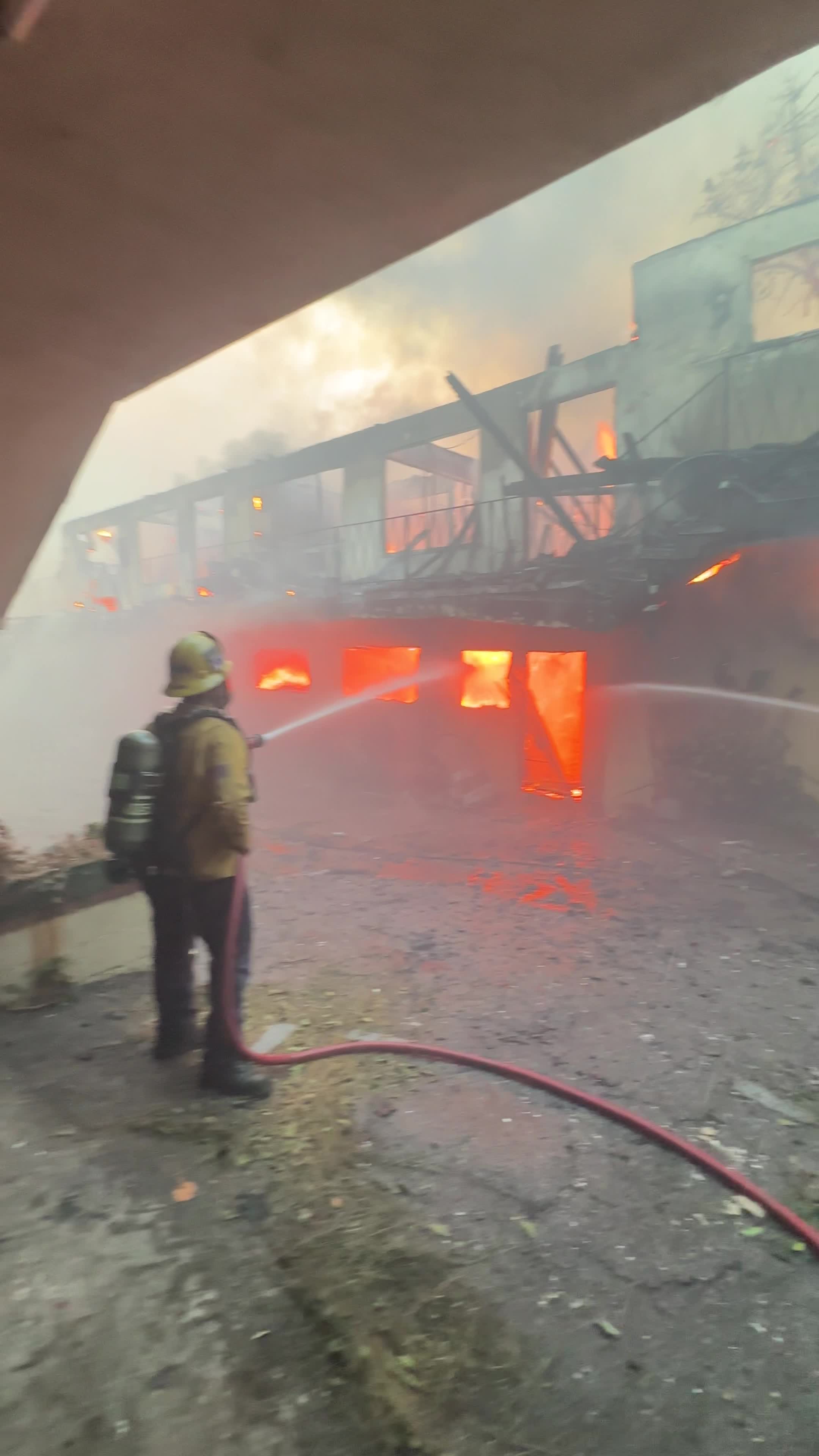 Powerful Winds Fuel Multiple Fires Across Los Angeles Area