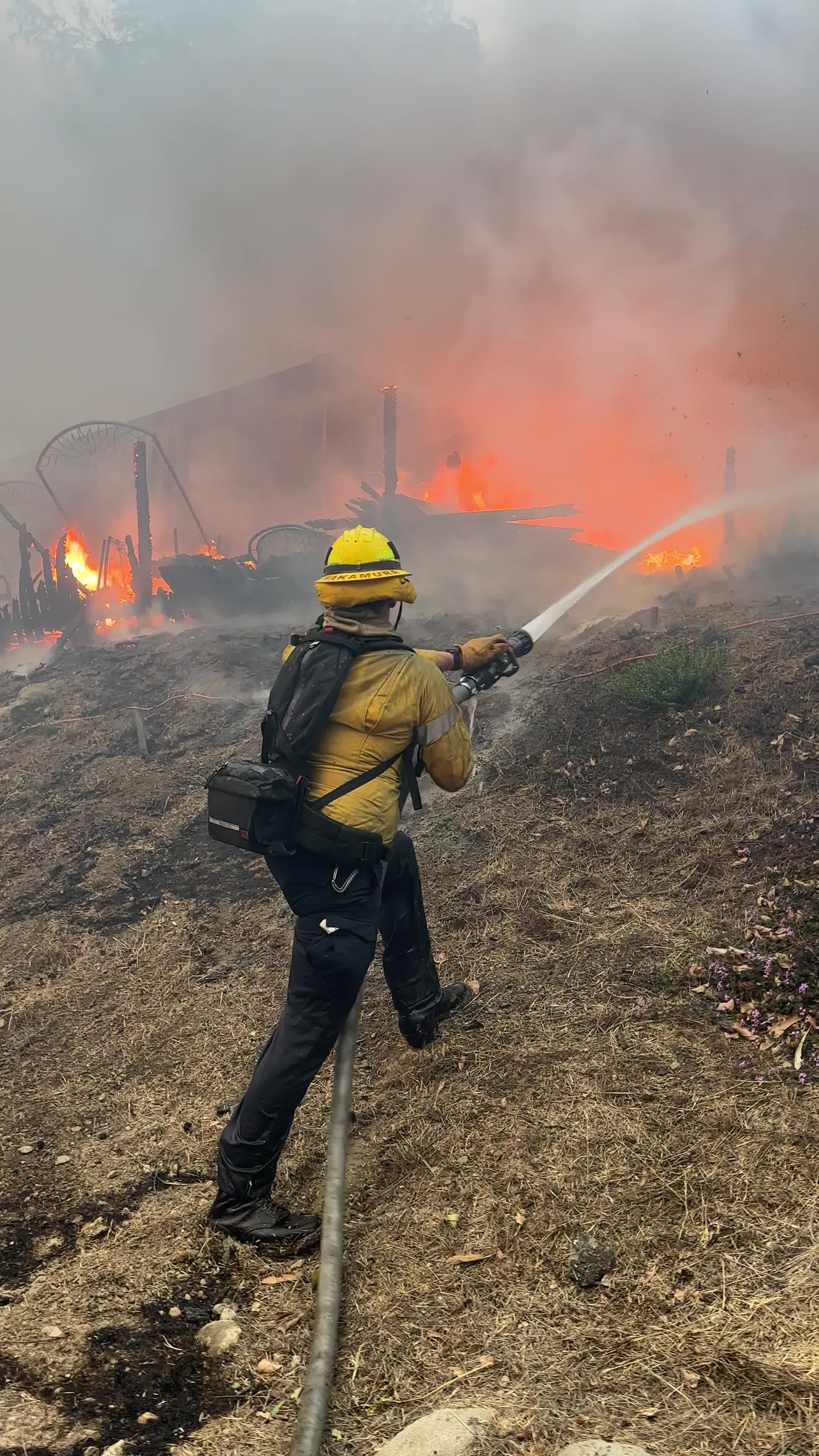 Powerful Winds Fuel Multiple Fires Across Los Angeles Area