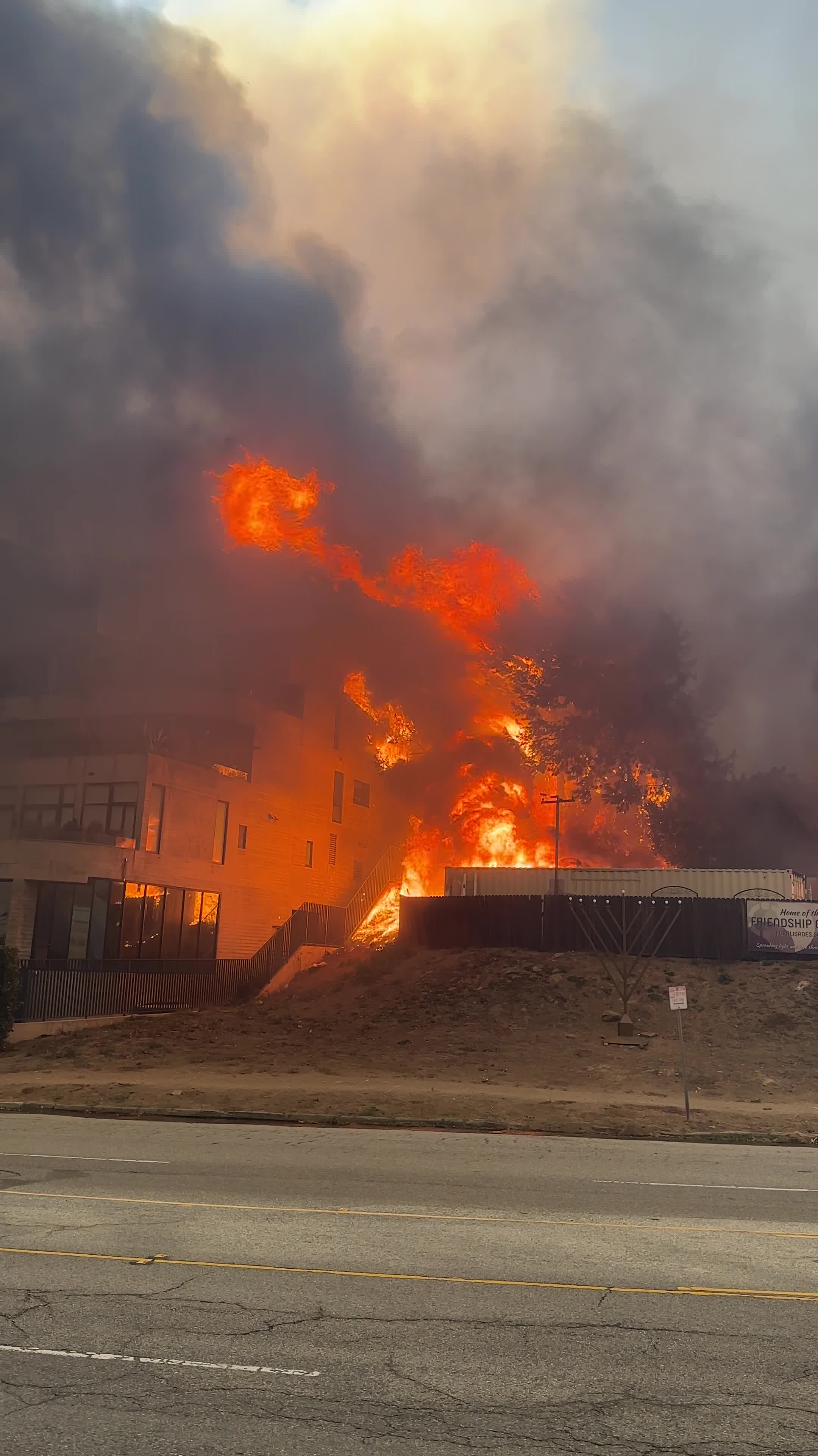 Powerful Winds Fuel Multiple Fires Across Los Angeles Area