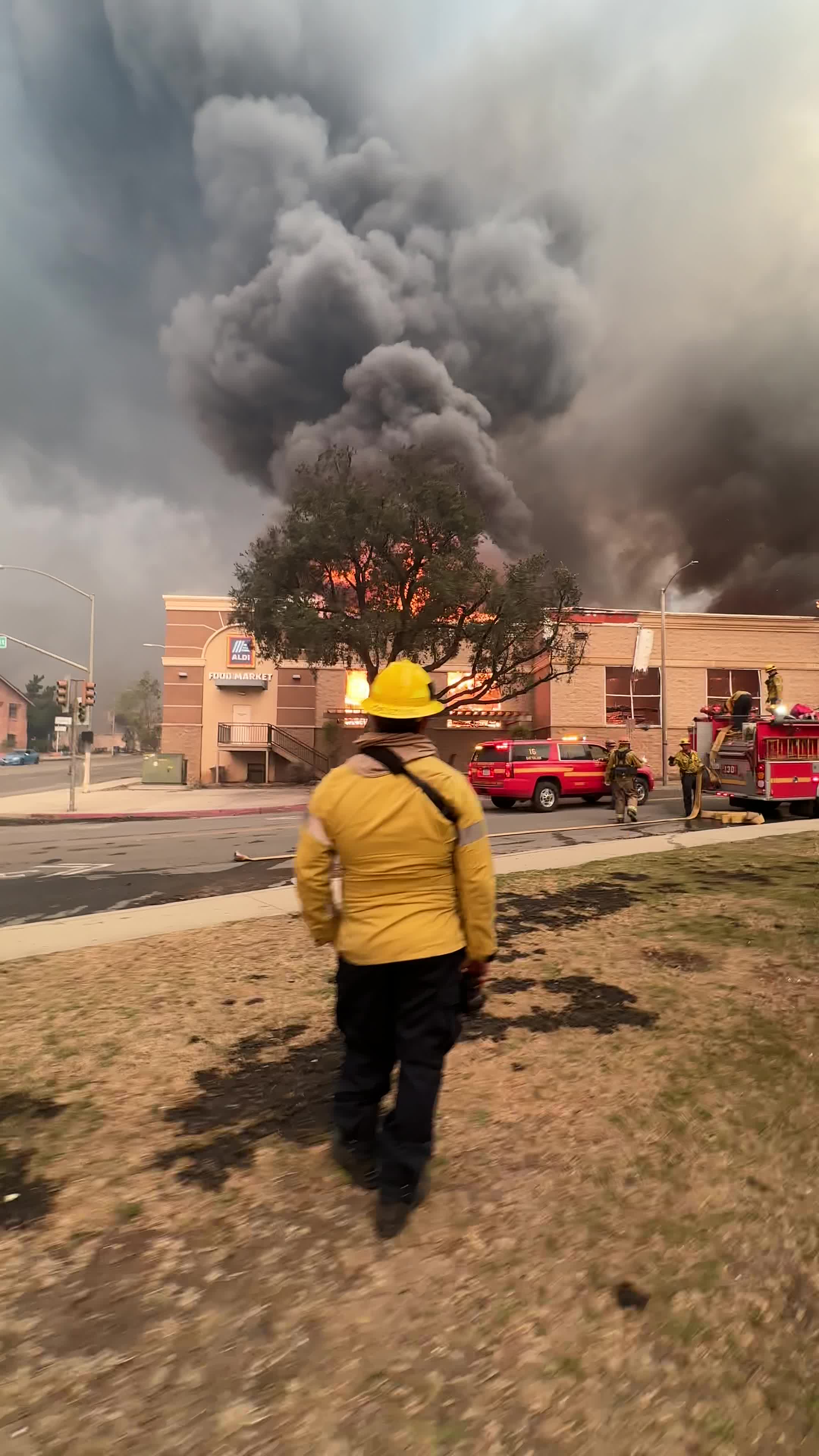 Powerful Winds Fuel Multiple Fires Across Los Angeles Area