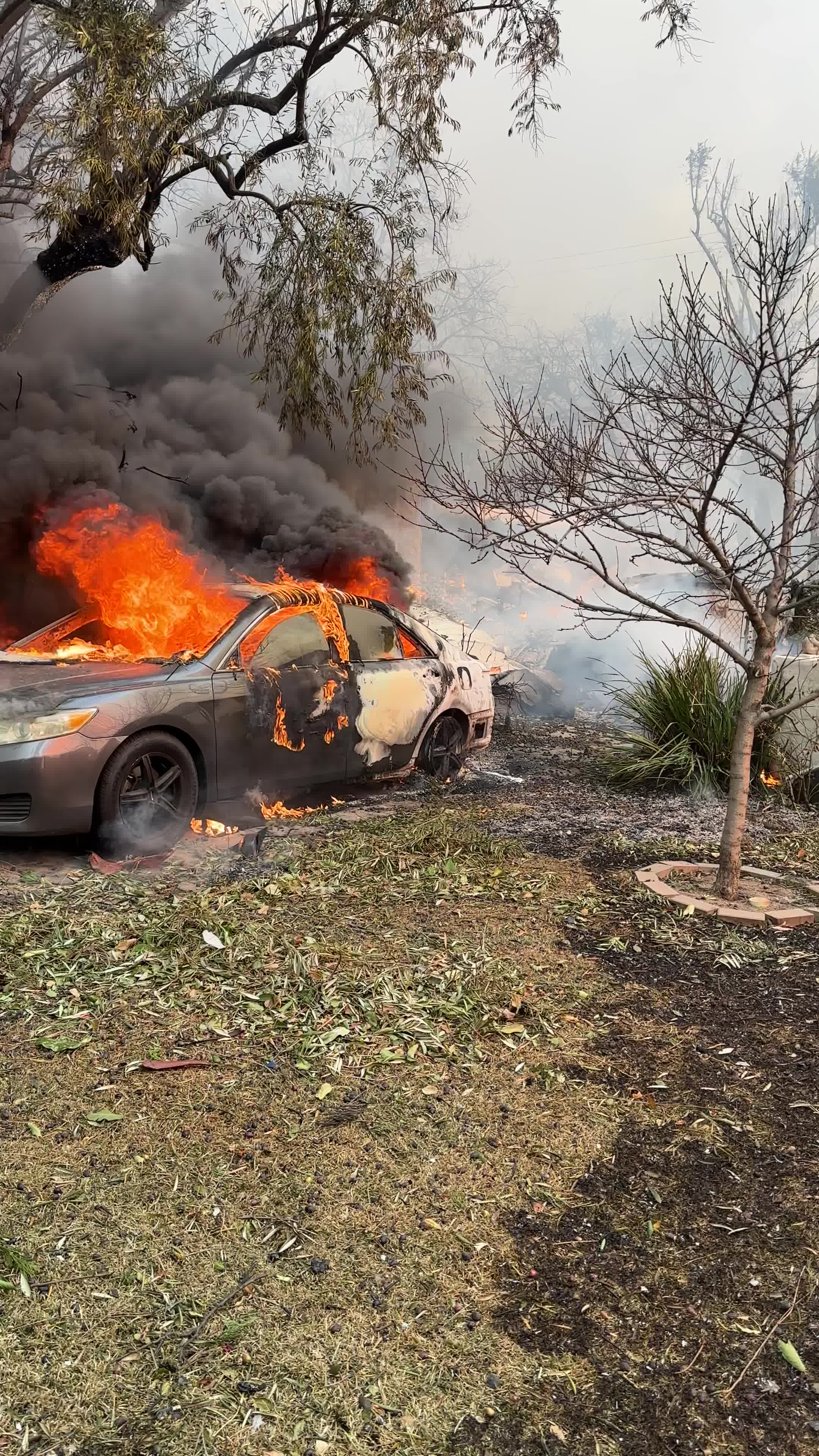 Powerful Winds Fuel Multiple Fires Across Los Angeles Area