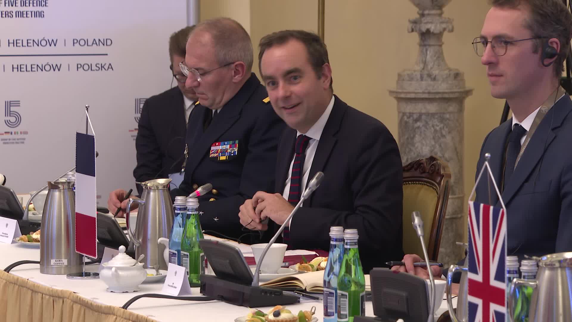 Meeting of the defense ministers of Europe's five top military spenders