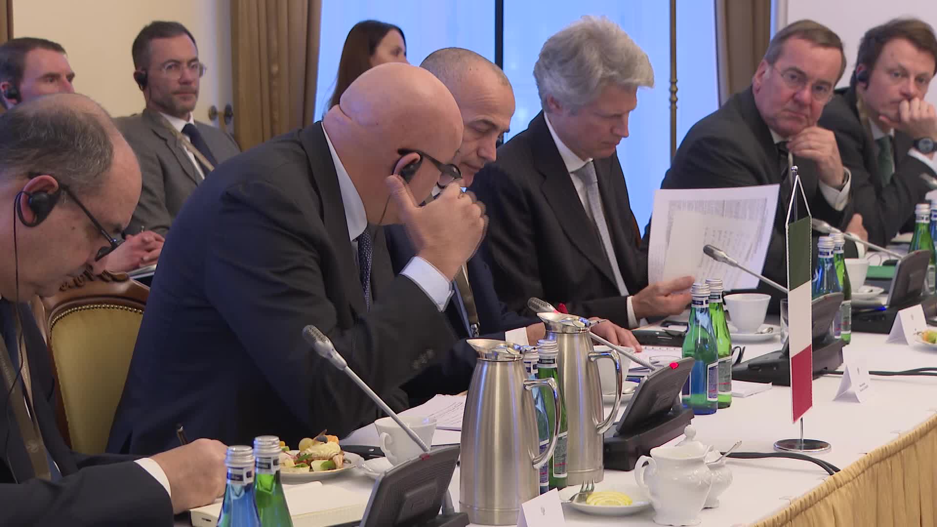 Meeting of the defense ministers of Europe's five top military spenders