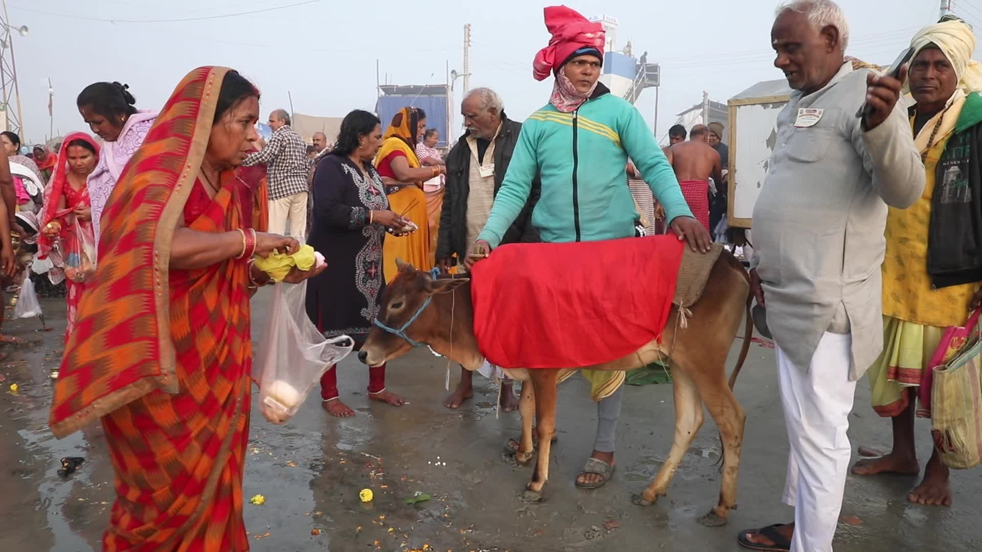 ''Makar Sankranti'' festival At Sagar Islad, India