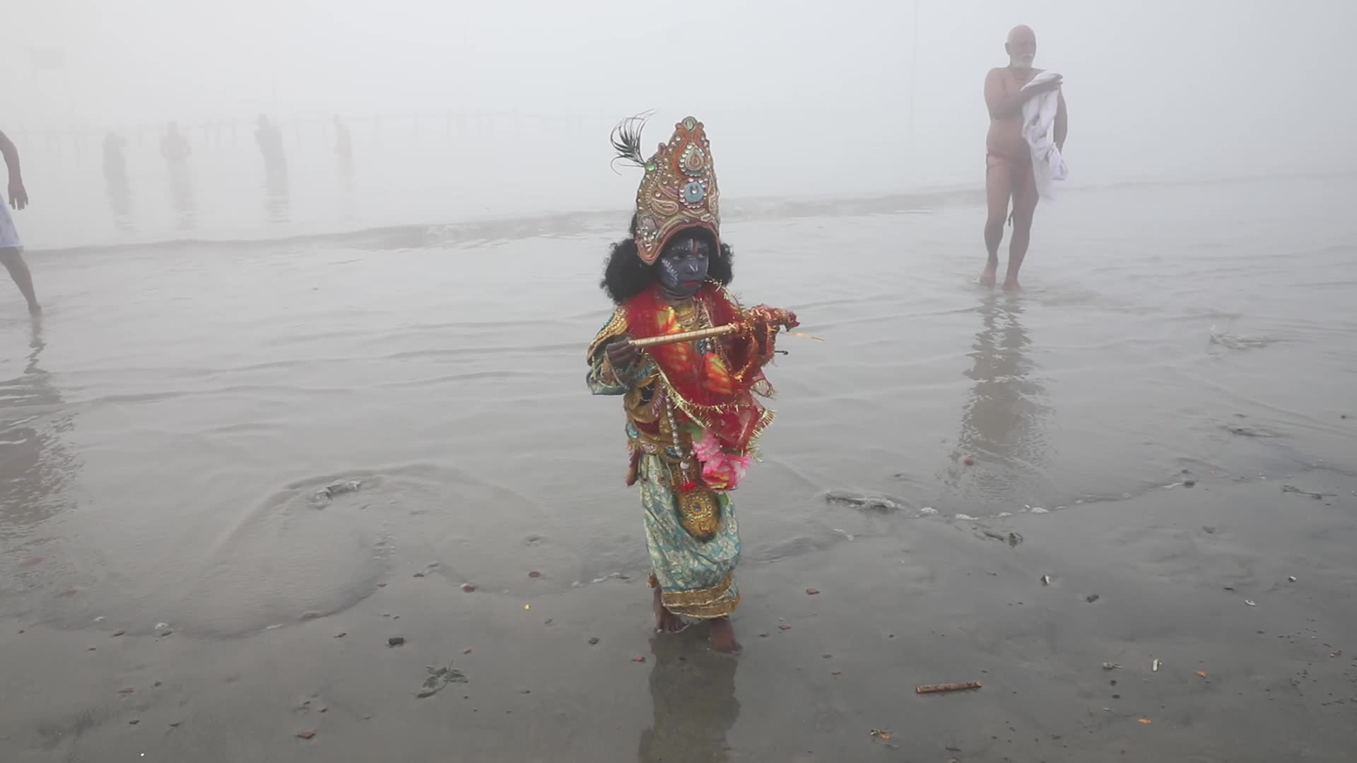 ''Makar Sankranti'' festival At Sagar Islad, India
