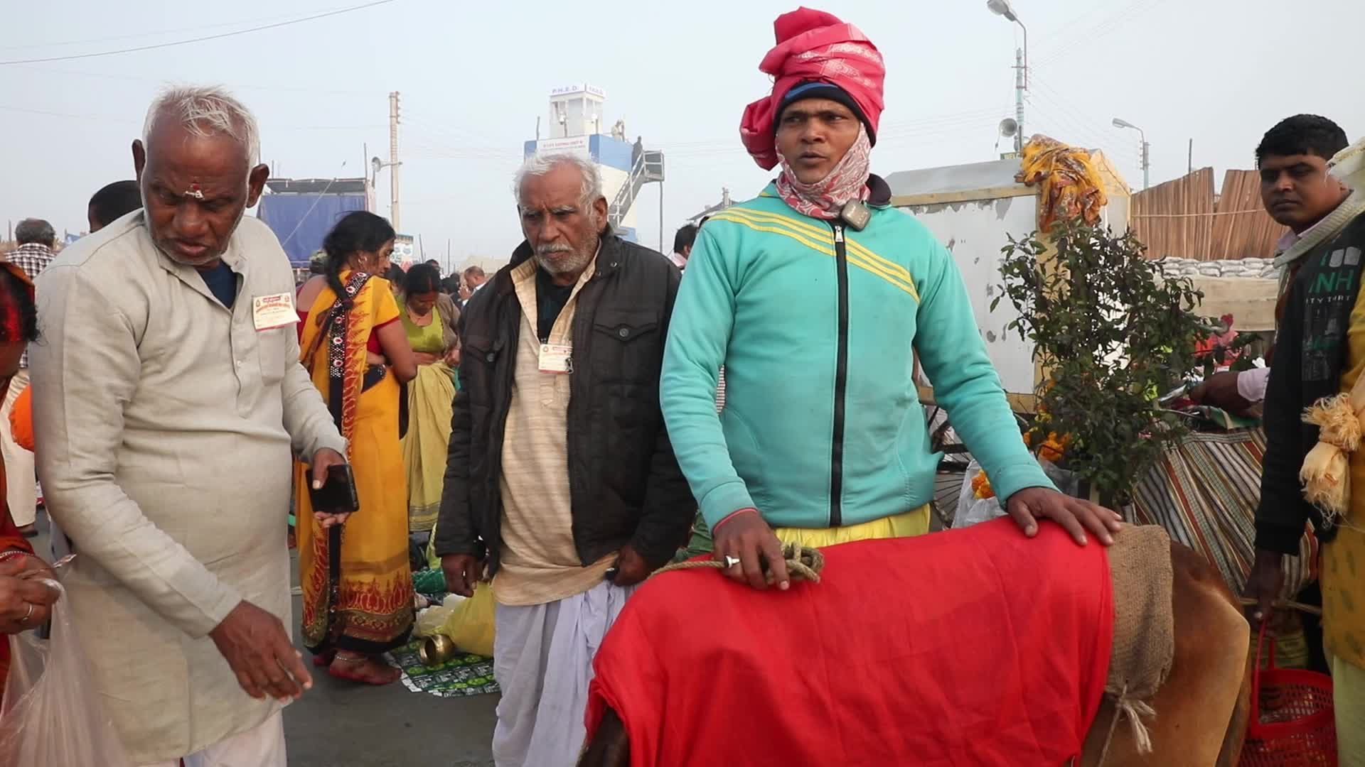 ''Makar Sankranti'' festival At Sagar Islad, India