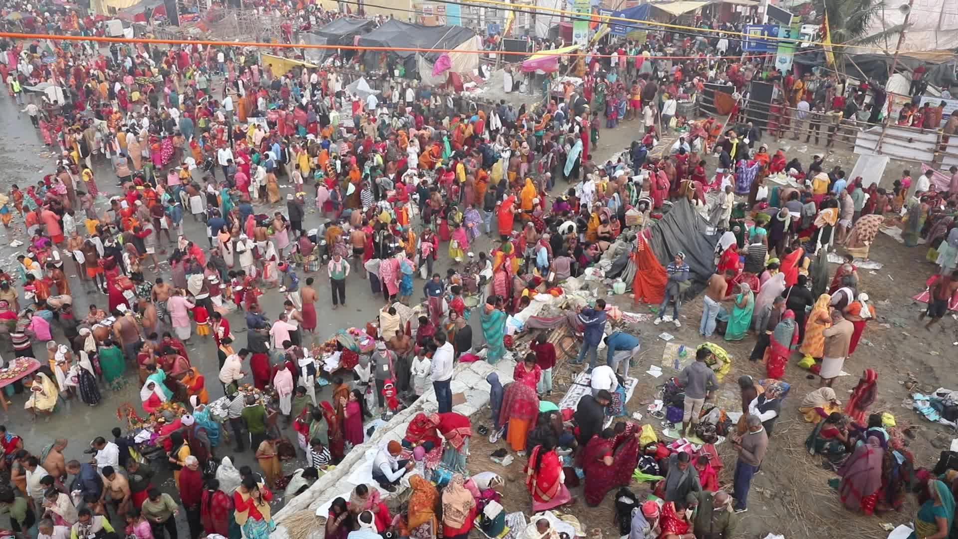 ''Makar Sankranti'' festival At Sagar Islad, India