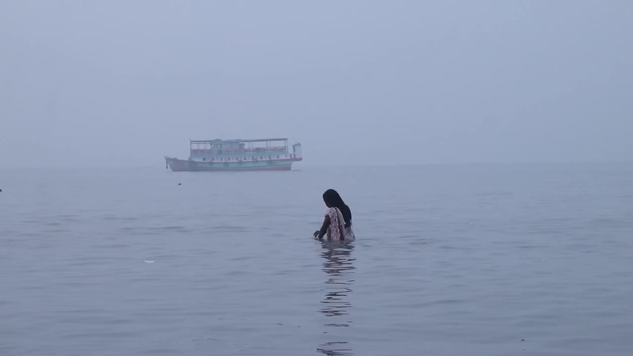 ''Makar Sankranti'' festival At Sagar Islad, India
