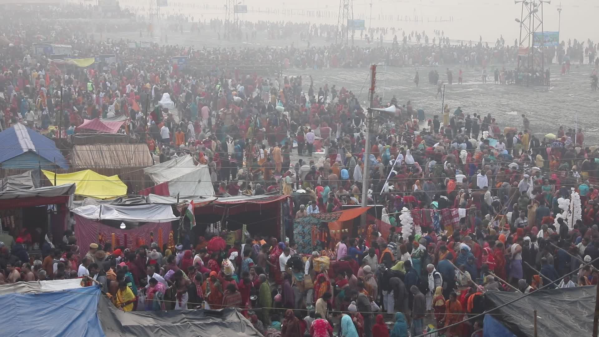 ''Makar Sankranti'' festival At Sagar Islad, India