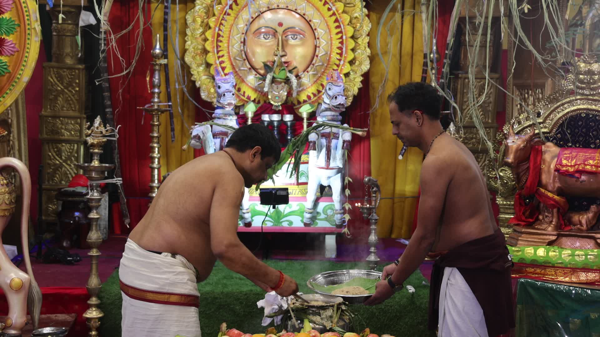 Tamil Hindus celebrate the Thai Pongal festival in Canada