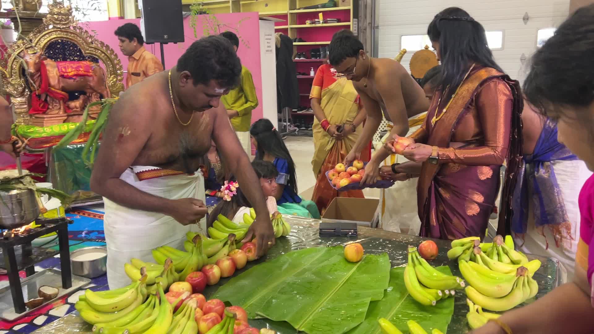 Tamil Hindus celebrate the Thai Pongal festival in Canada