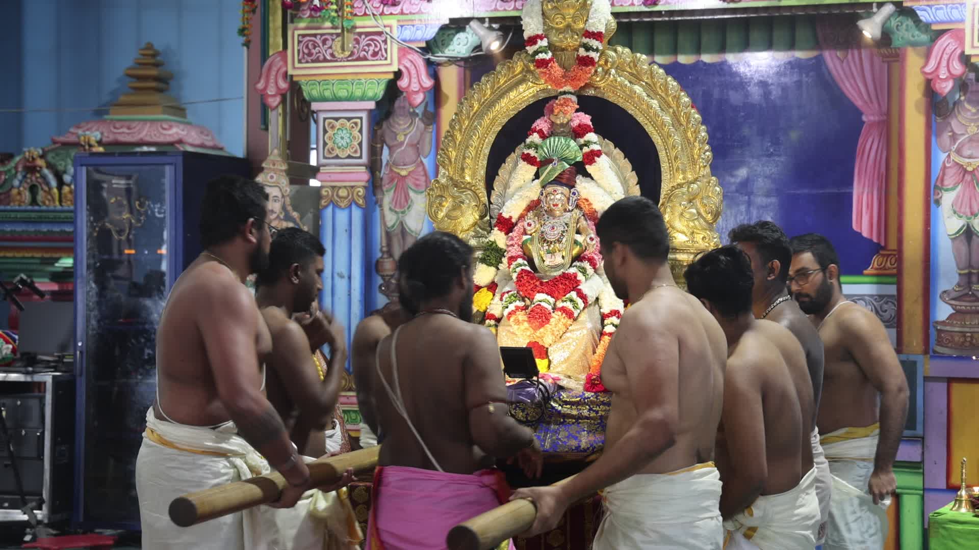 Tamil Hindus perform special prayers for Lord Ayyappa