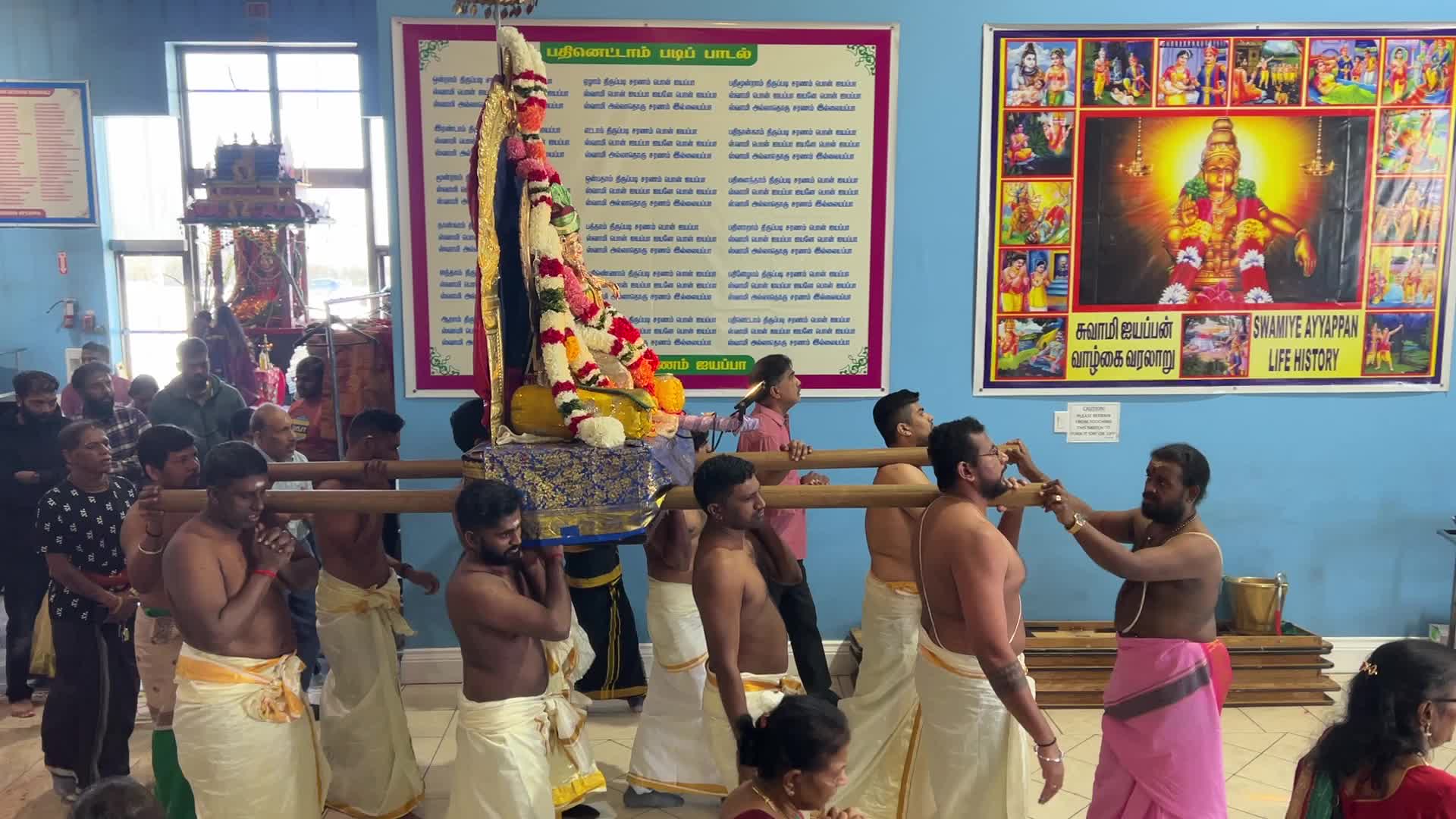Tamil Hindus perform special prayers for Lord Ayyappa