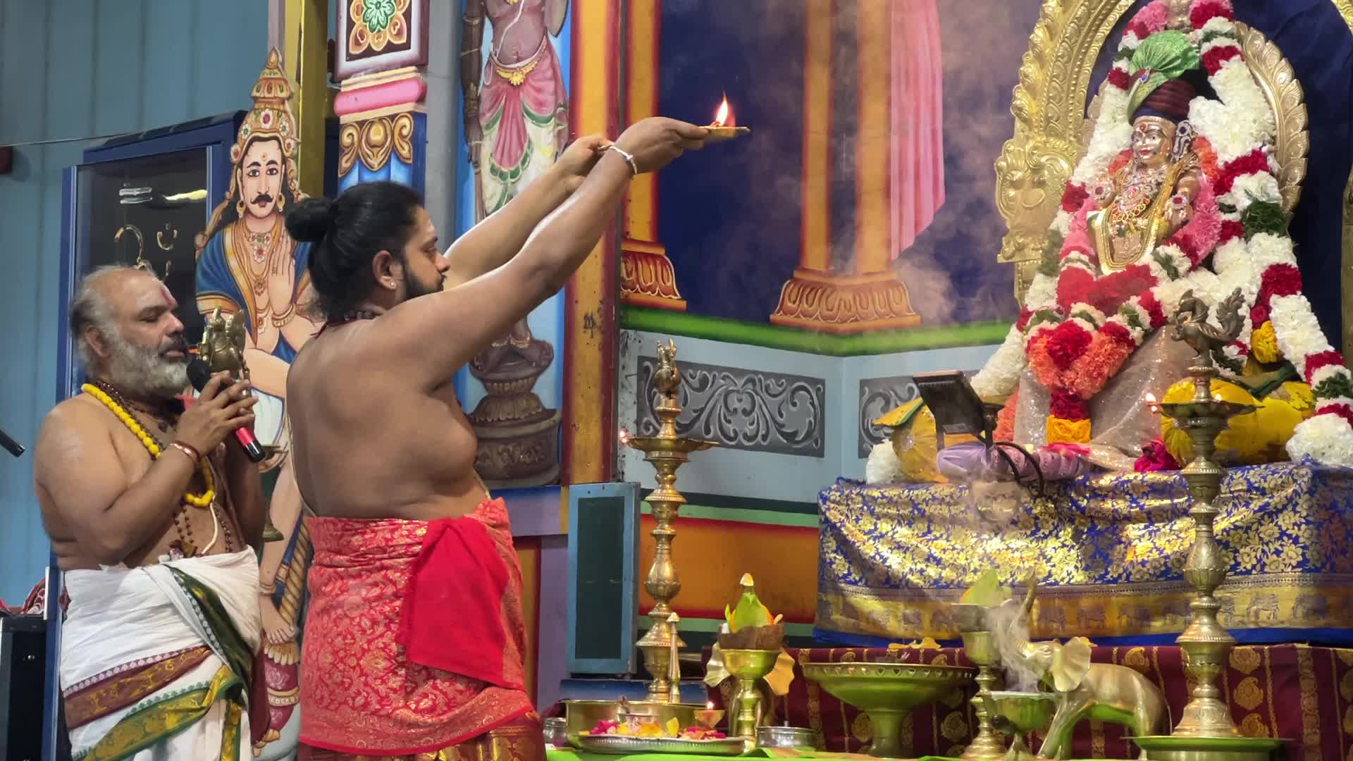 Tamil Hindus perform special prayers for Lord Ayyappa