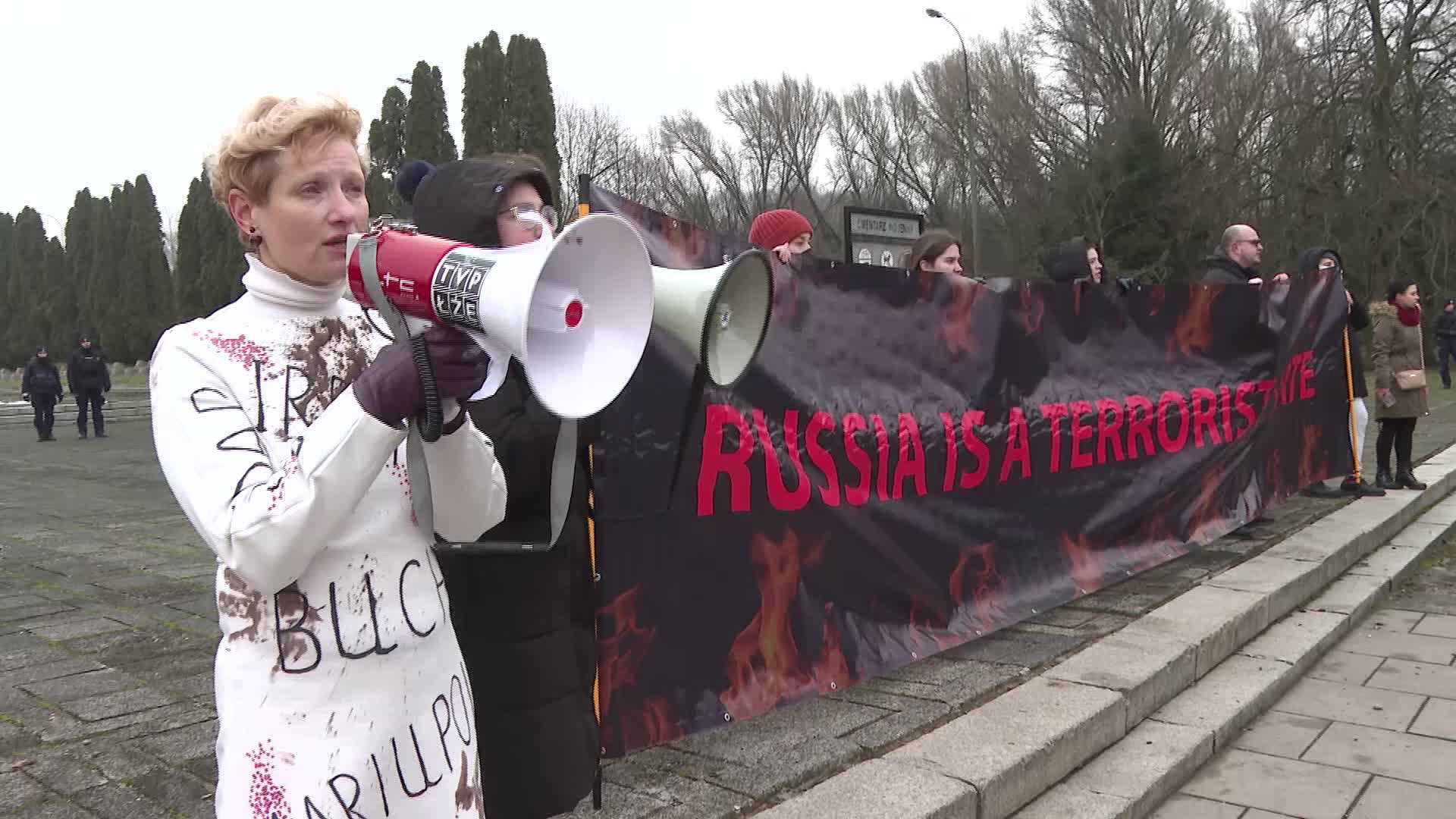 Activists disrupted ceremony of the Russian ambassador to Poland