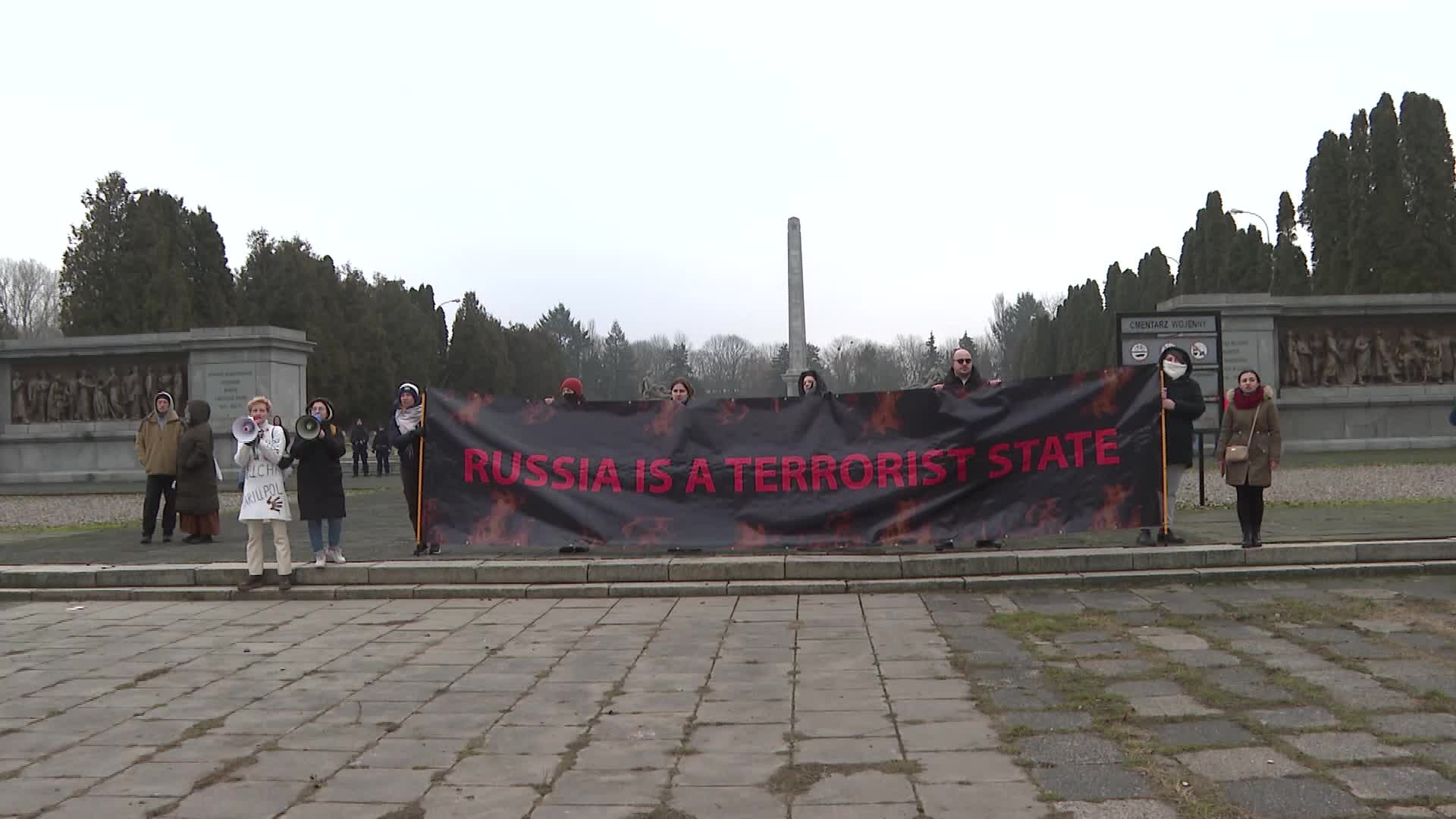 Activists disrupted ceremony of the Russian ambassador to Poland