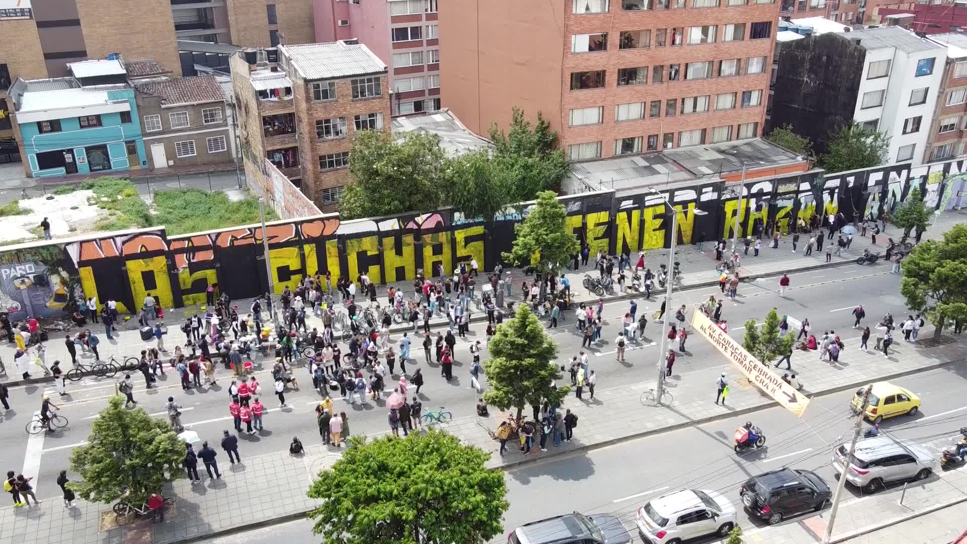 Mural in Honor to Dissapeared People from 2002 to 2008