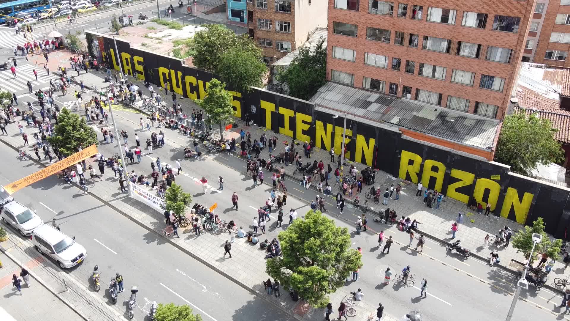 Mural in Honor to Dissapeared People from 2002 to 2008