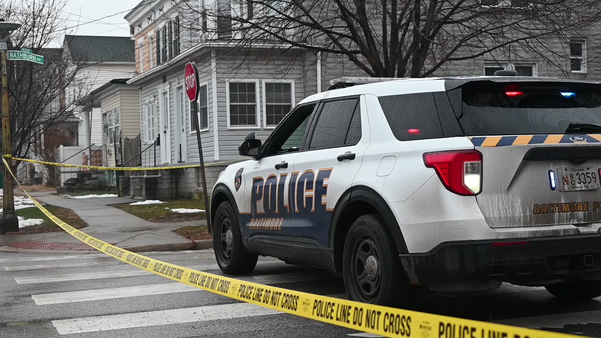 One Man Killed And One Man Injured After They Were Shot Numerous Times While Inside Of A Vehicle On The 400 Block Of Washburn Avenue In Baltimore Maryland