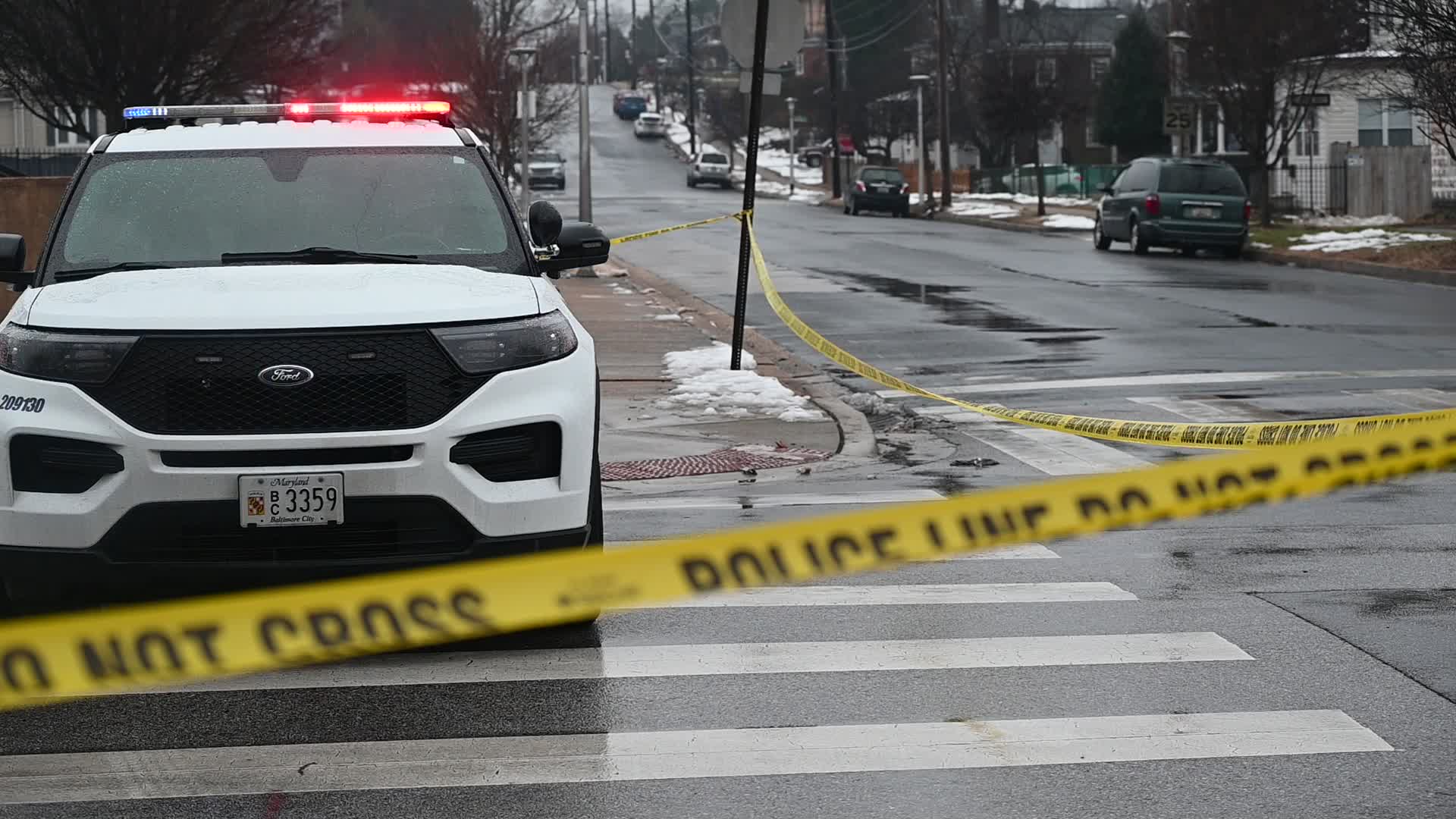 One Man Killed And One Man Injured After They Were Shot Numerous Times While Inside Of A Vehicle On The 400 Block Of Washburn Avenue In Baltimore Maryland