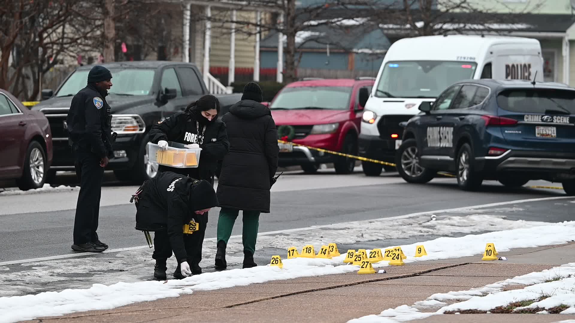 One Man Killed And One Man Injured After They Were Shot Numerous Times While Inside Of A Vehicle On The 400 Block Of Washburn Avenue In Baltimore Maryland
