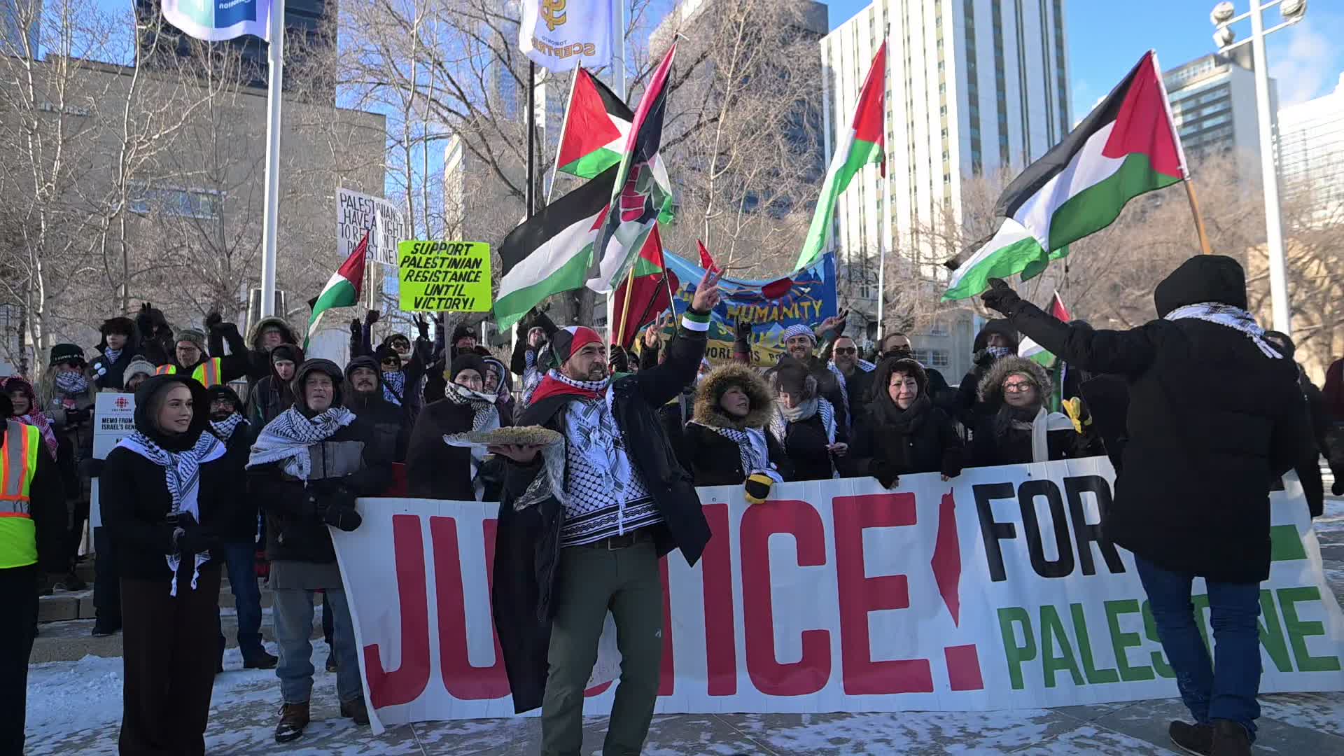 Palestinian Community in Edmonton Celebrates Ceasefire
