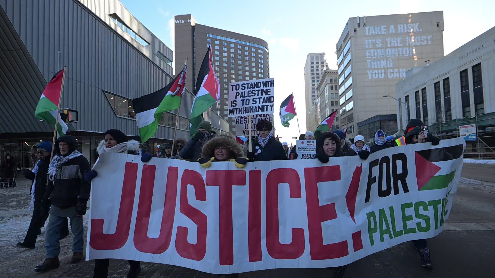 Palestinian Community in Edmonton Celebrates Ceasefire