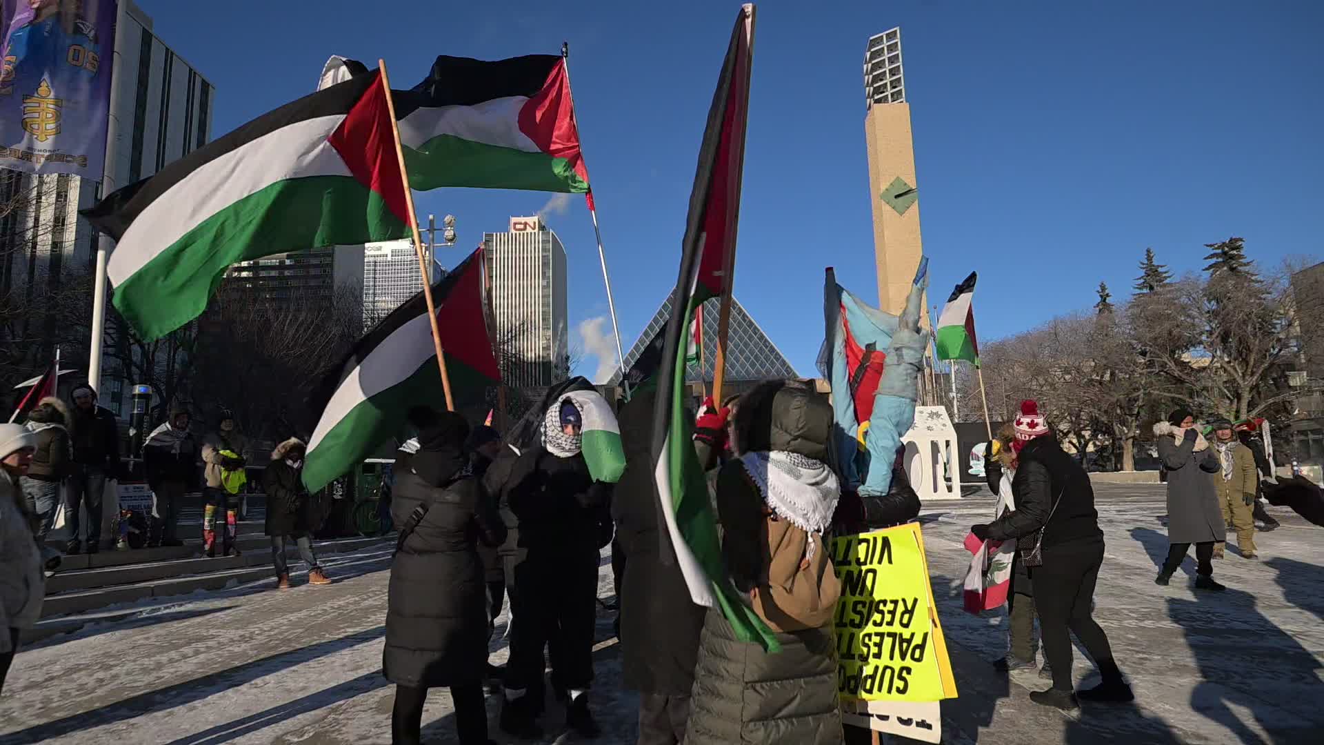 Palestinian Community in Edmonton Celebrates Ceasefire