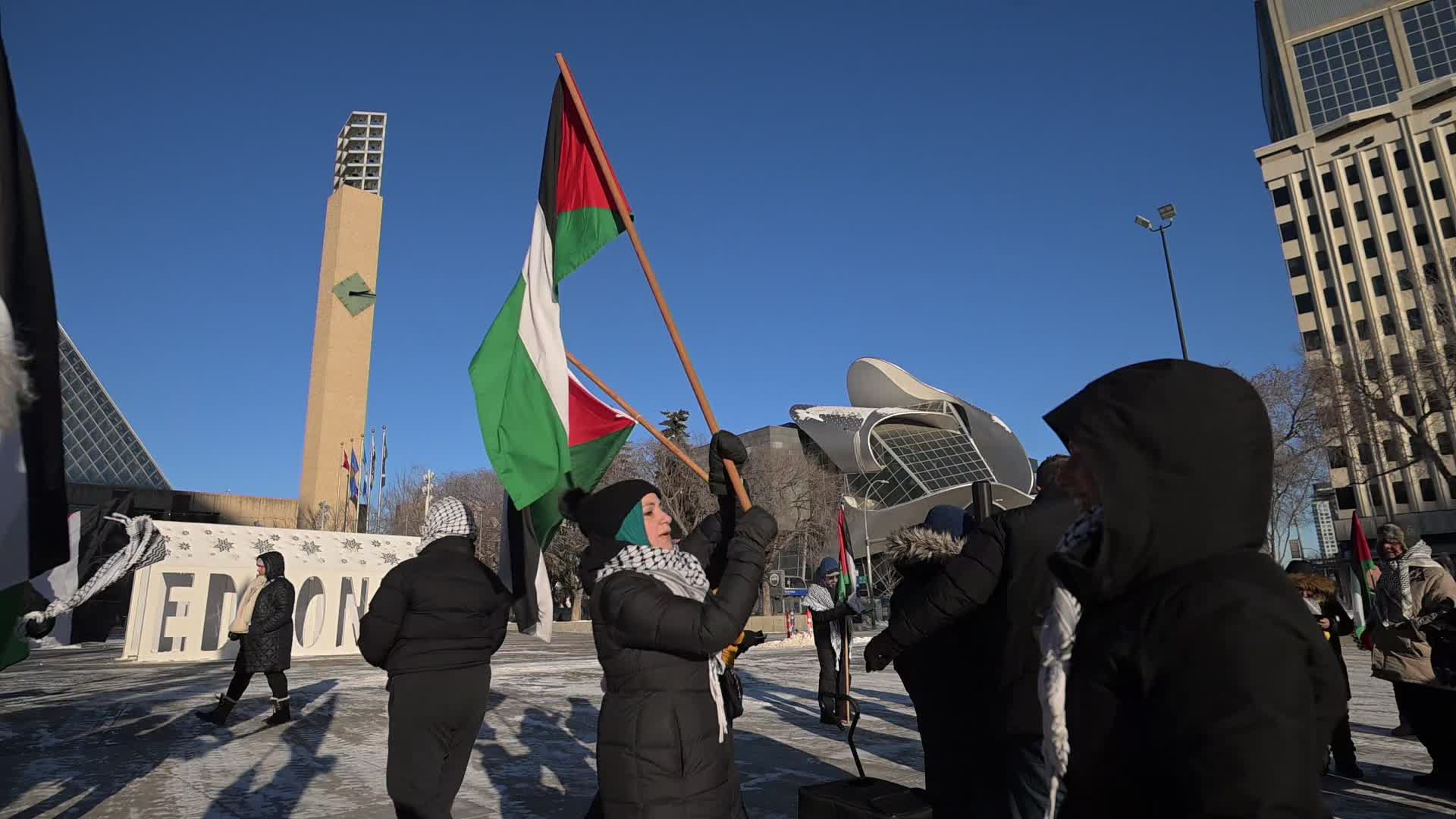 Palestinian Community in Edmonton Celebrates Ceasefire