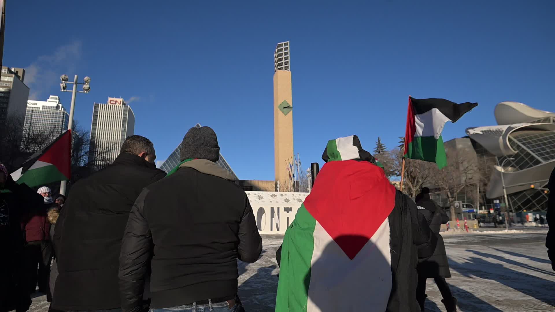 Palestinian Community in Edmonton Celebrates Ceasefire