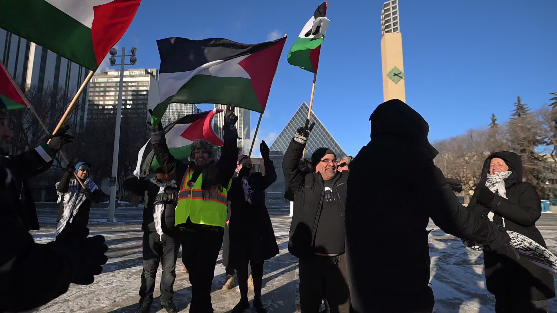 Palestinian Community in Edmonton Celebrates Ceasefire
