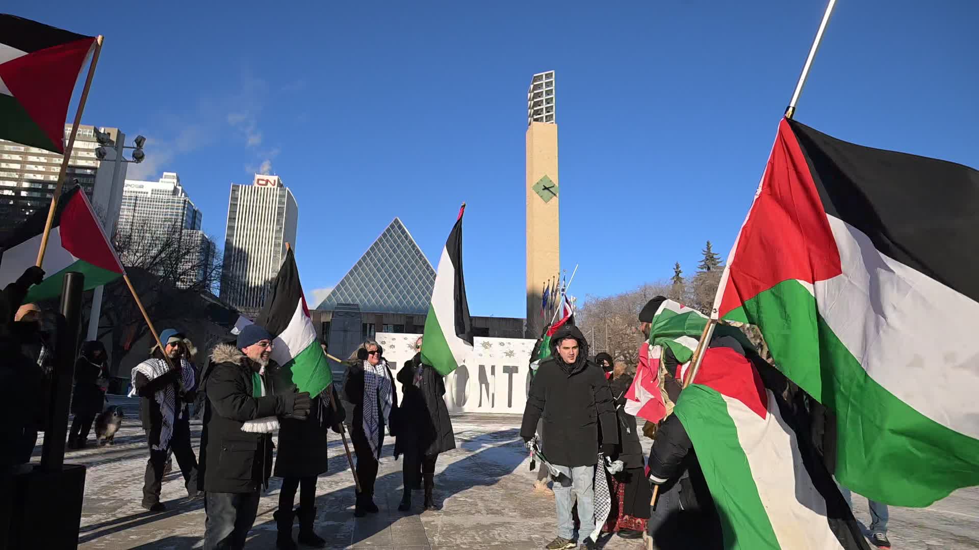 Palestinian Community in Edmonton Celebrates Ceasefire