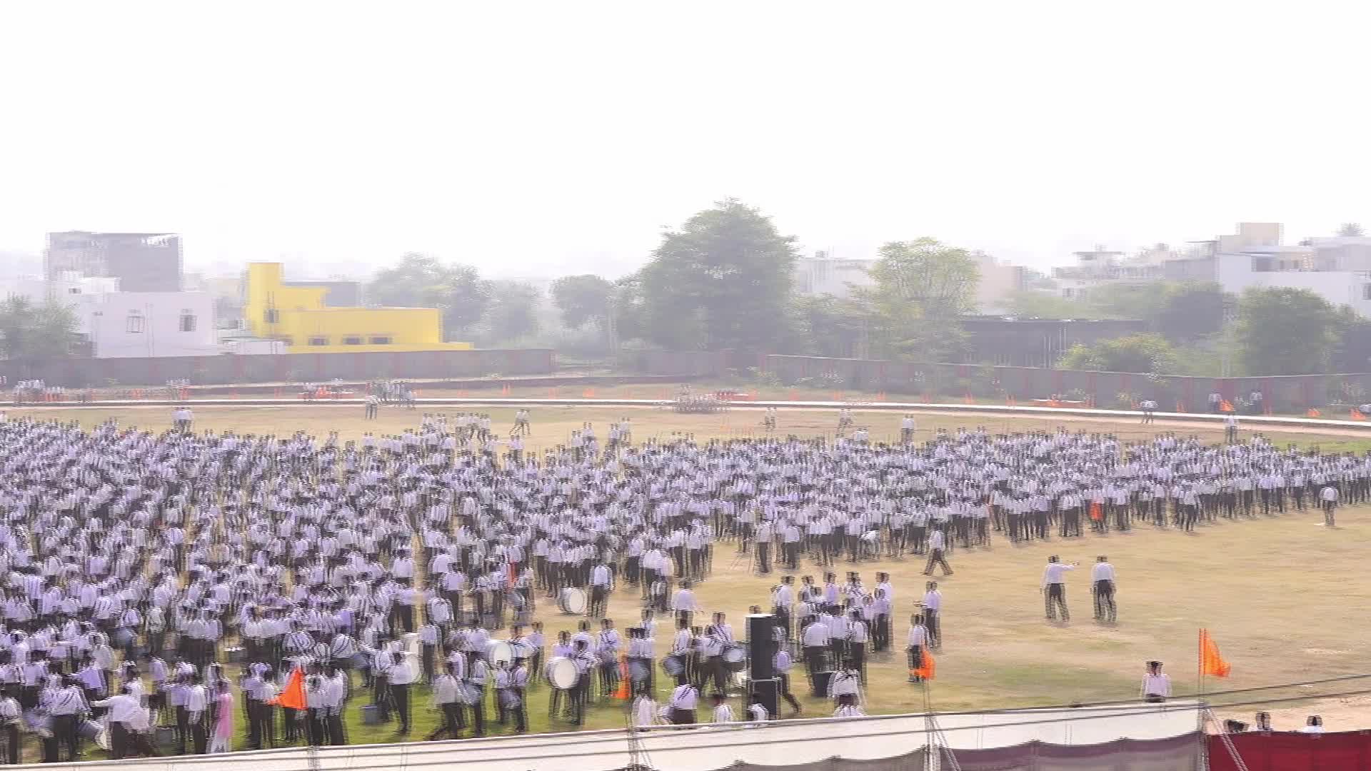 RSS Parade In Ajmer, India