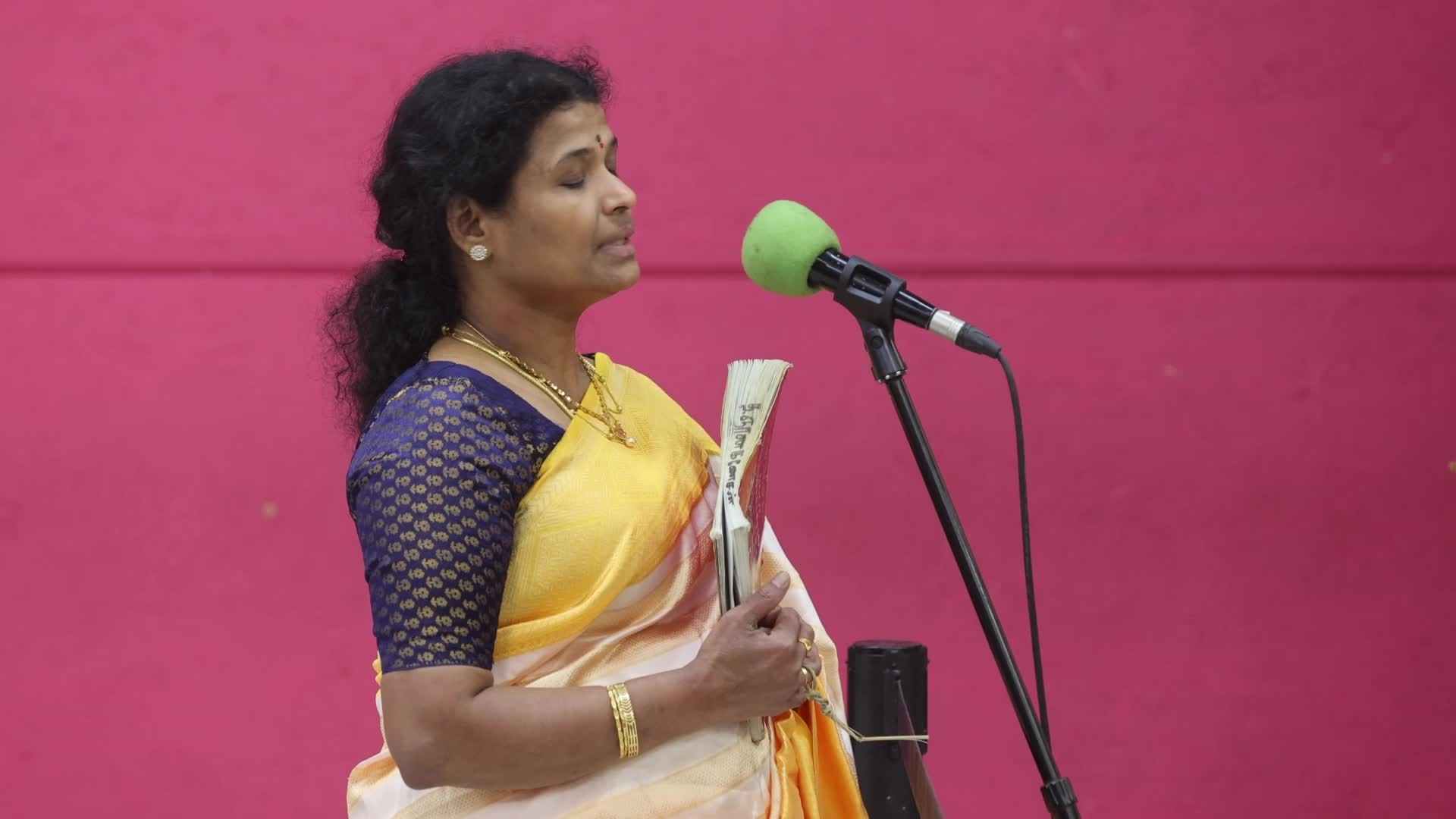 Morning prayers at a Tamil Hindu Temple in Canada