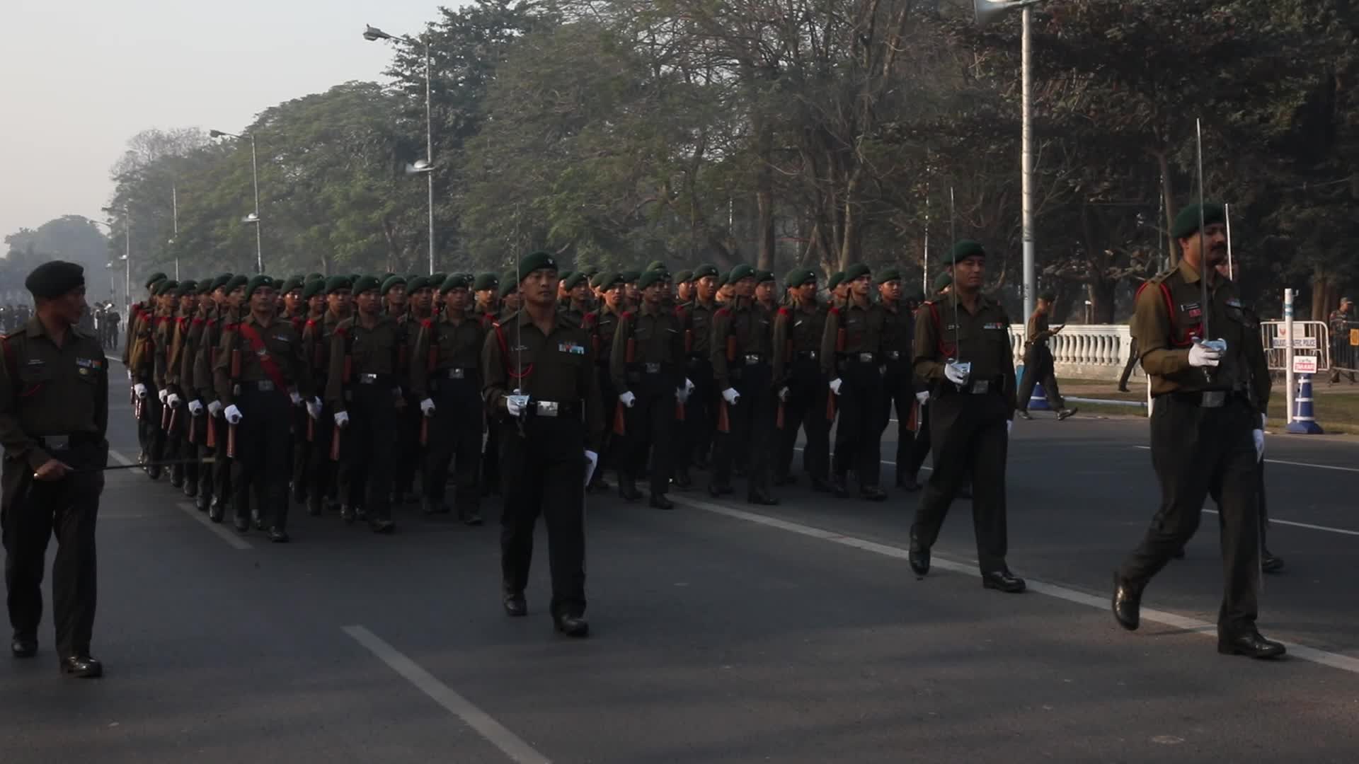 Rehearsal Of Republic Day Parade In Kolkata