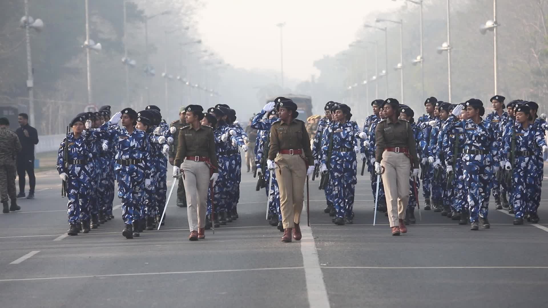 Rehearsal Of Republic Day Parade In Kolkata