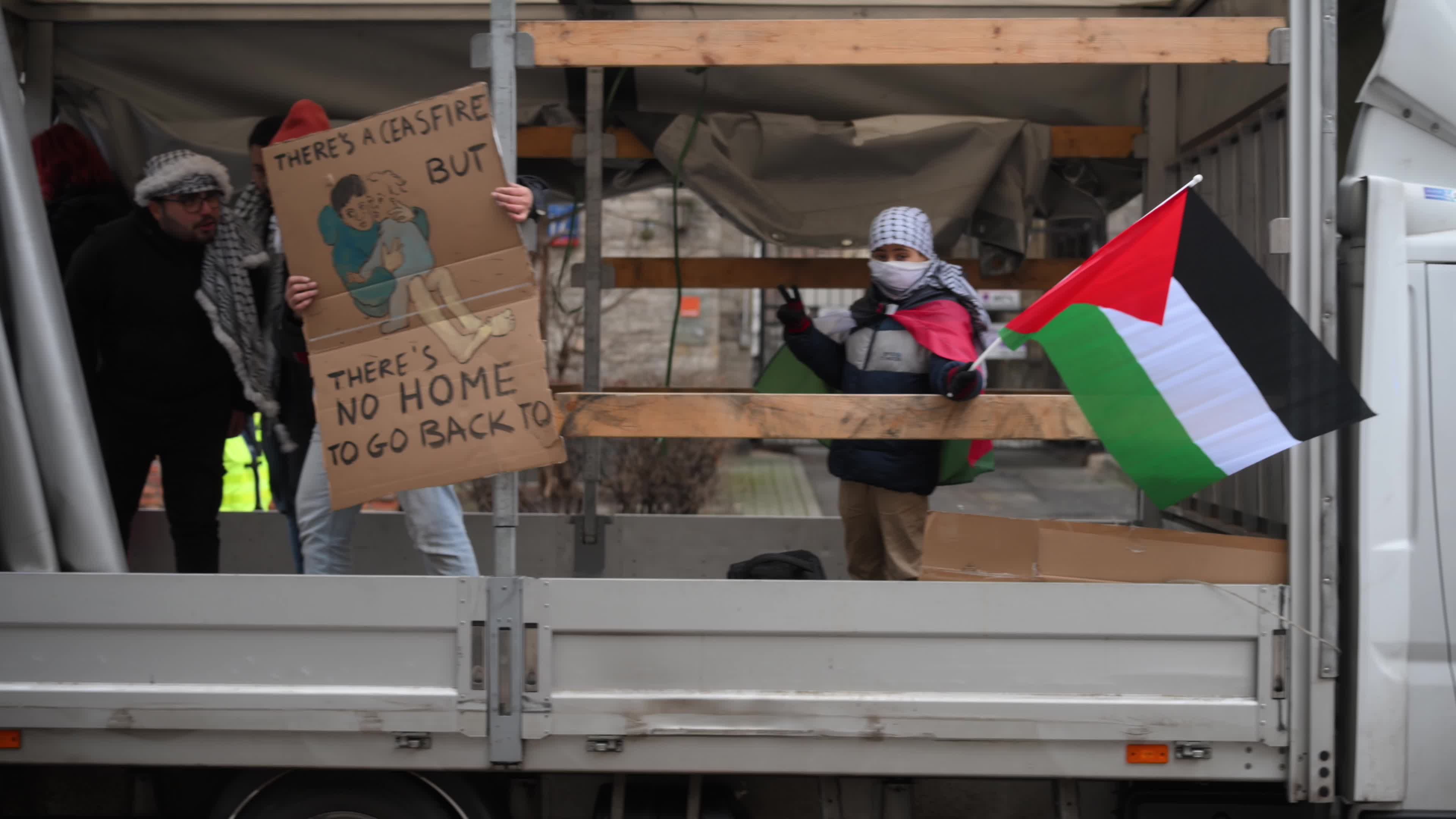 Palestine Support Rally in Warsaw 