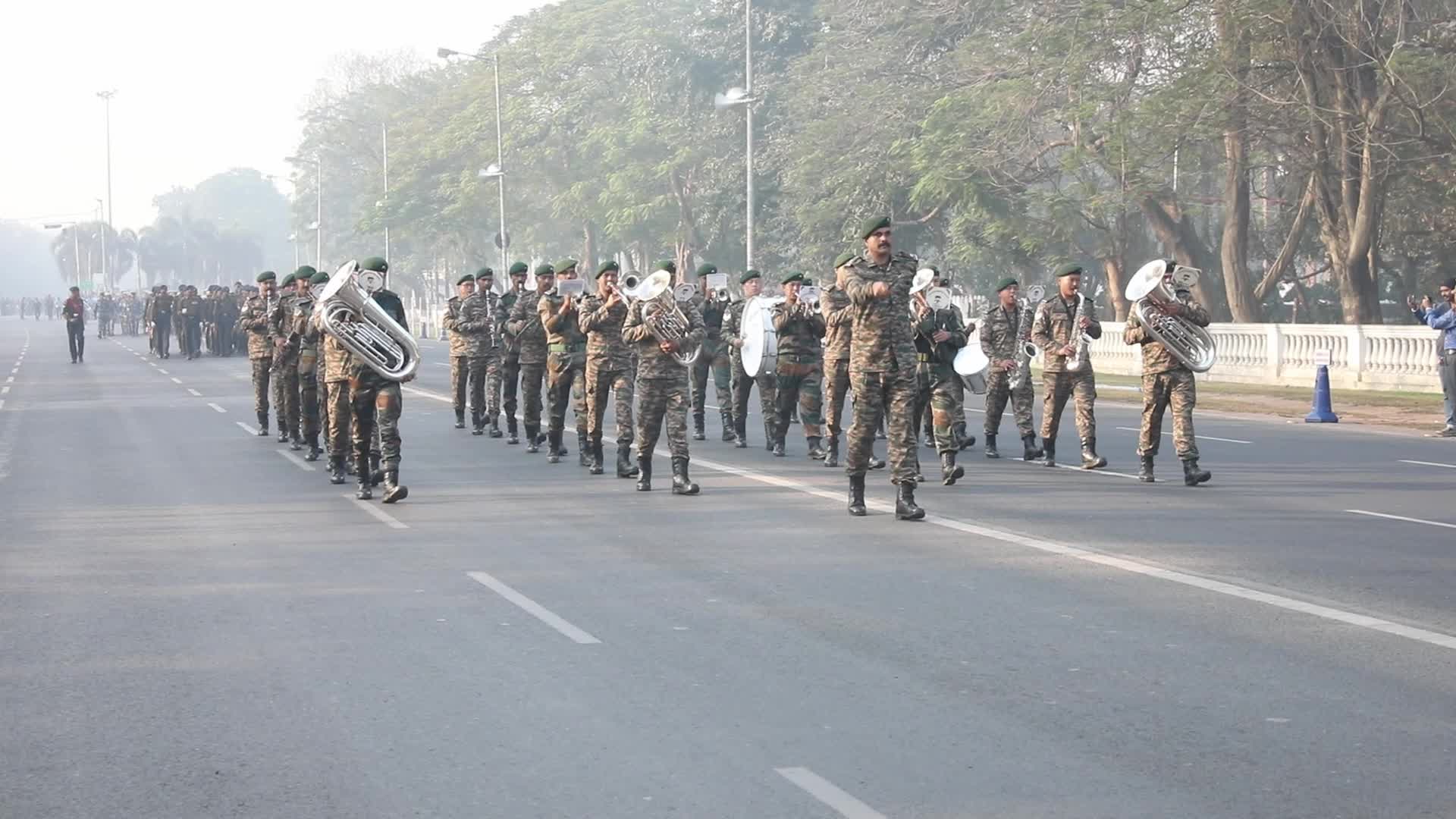 Rehearsal Of Republic Day Parade In Kolkata