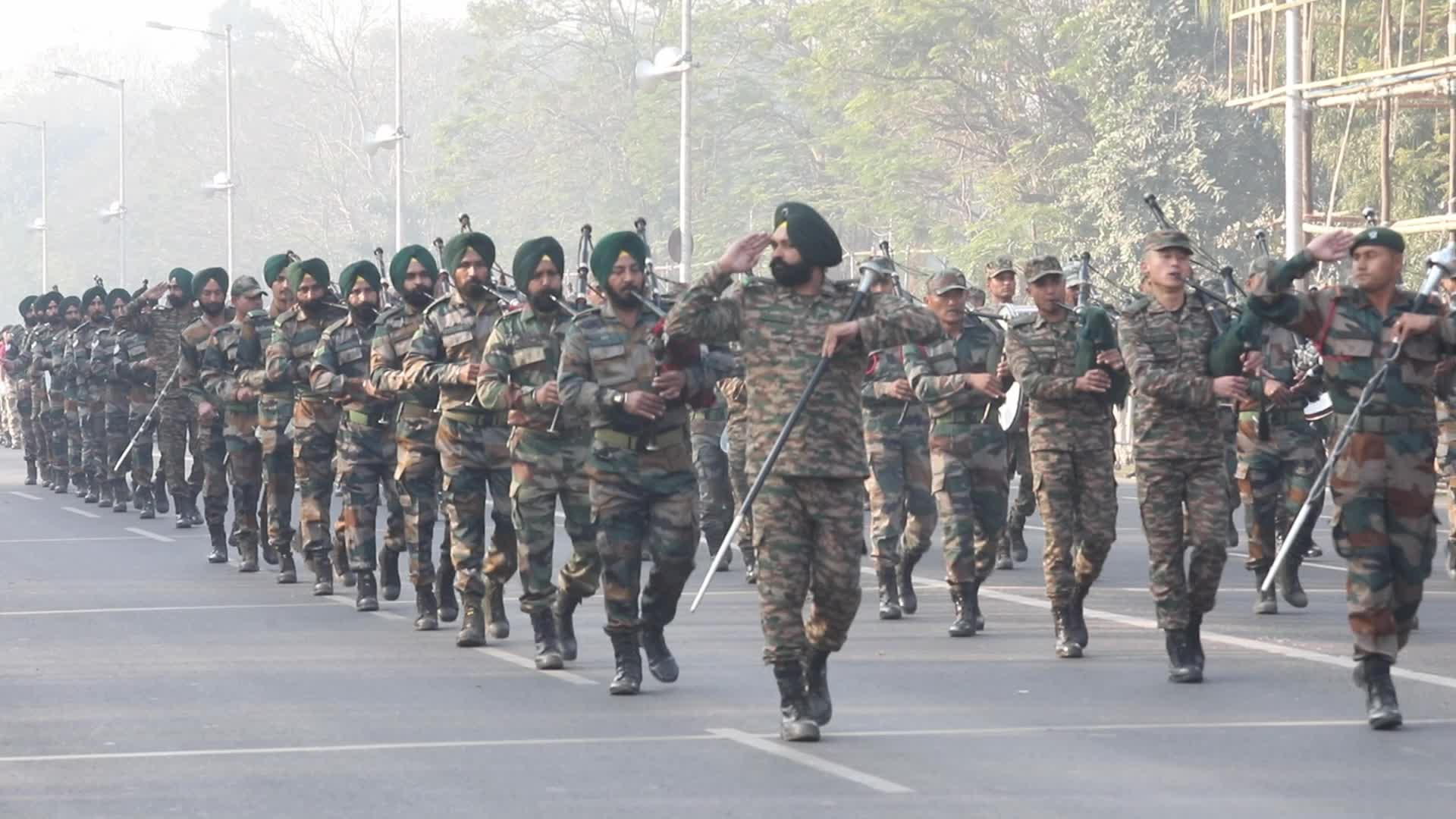 Rehearsal Of Republic Day Parade In Kolkata