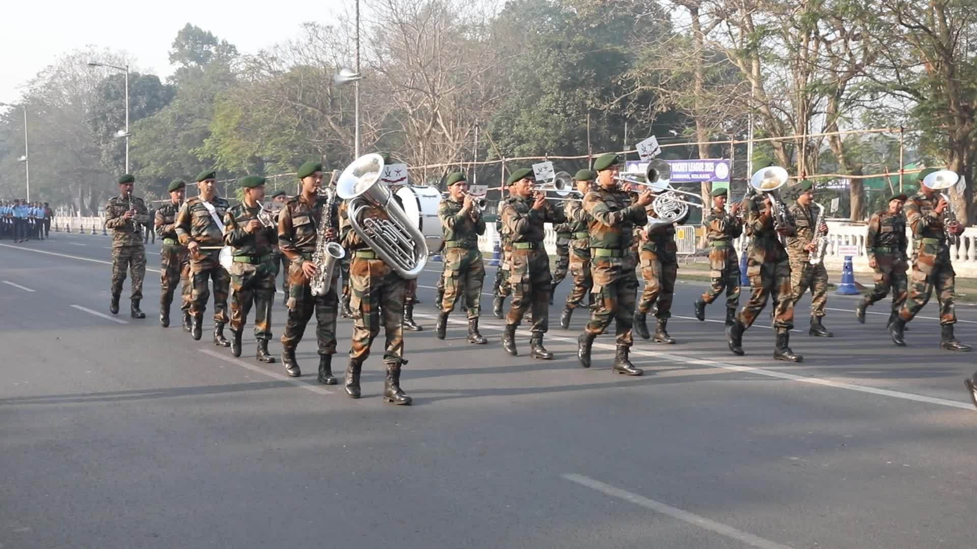 Rehearsal Of Republic Day Parade In Kolkata