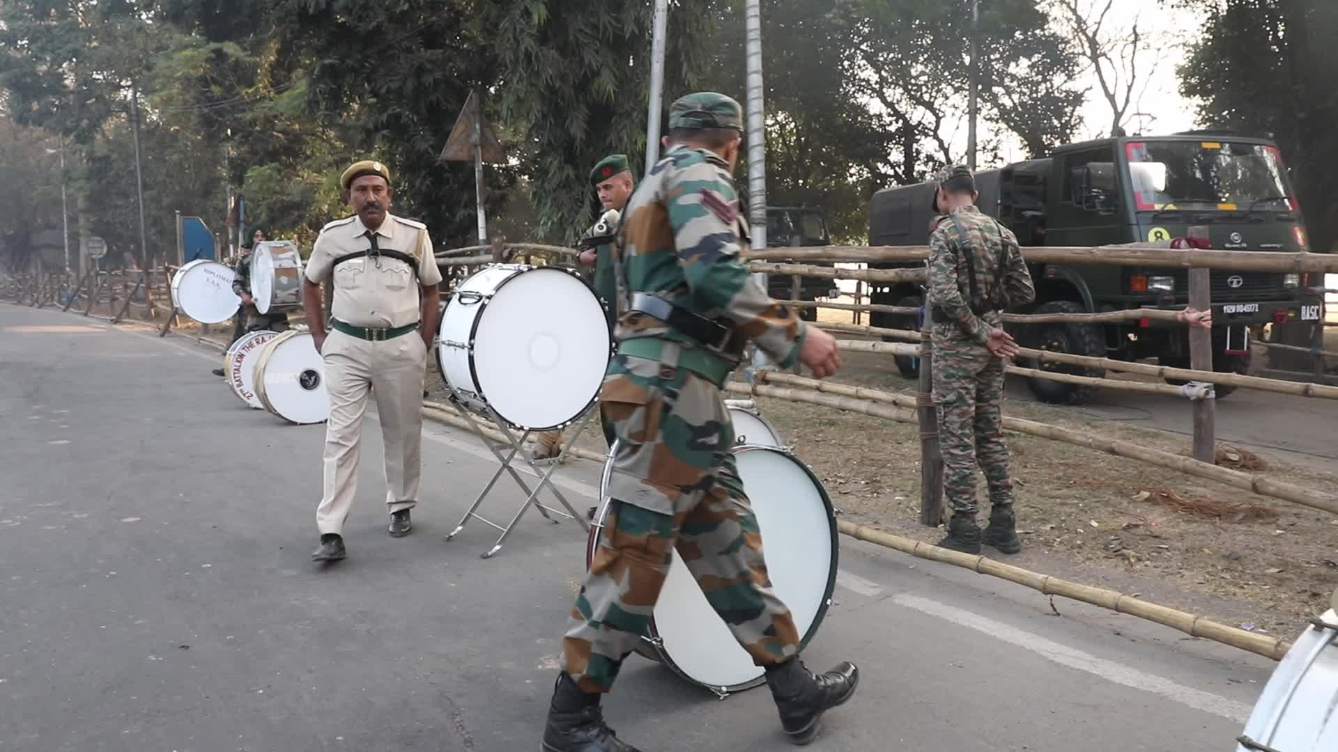 Rehearsal Of Republic Day Parade In Kolkata