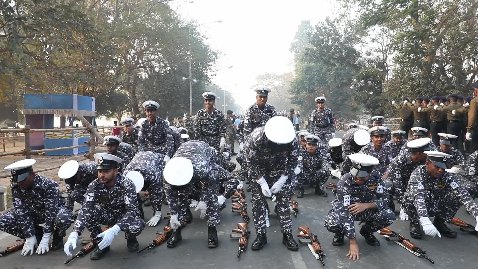Rehearsal Of Republic Day Parade In Kolkata