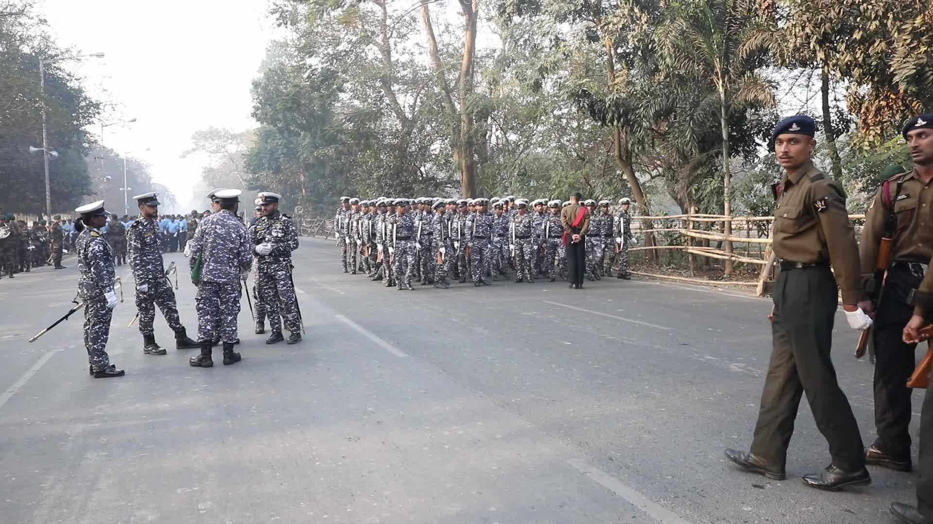 Rehearsal Of Republic Day Parade In Kolkata