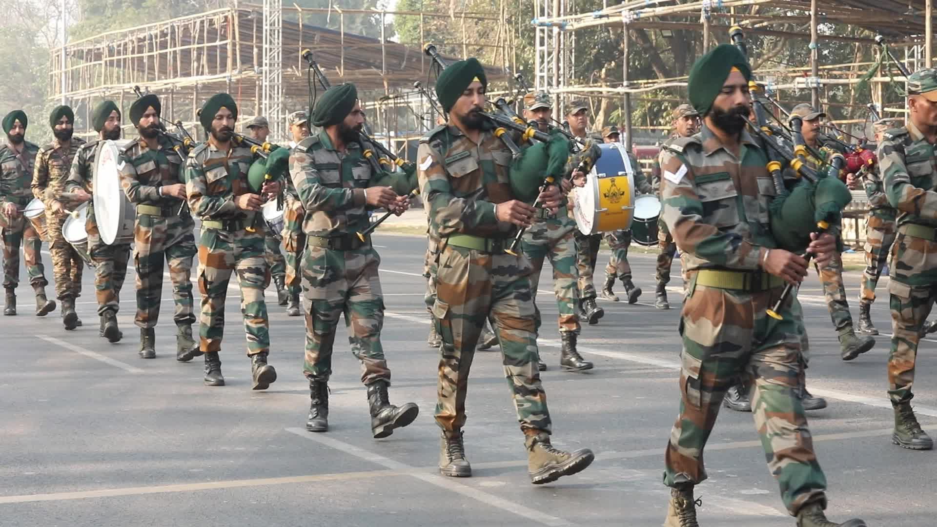 Rehearsal Of Republic Day Parade In Kolkata