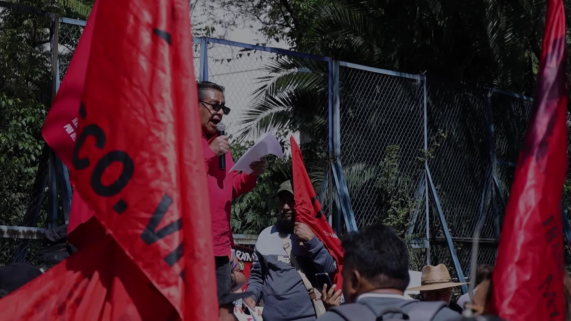Protest in Mexico City for Donald Trump's inauguration 