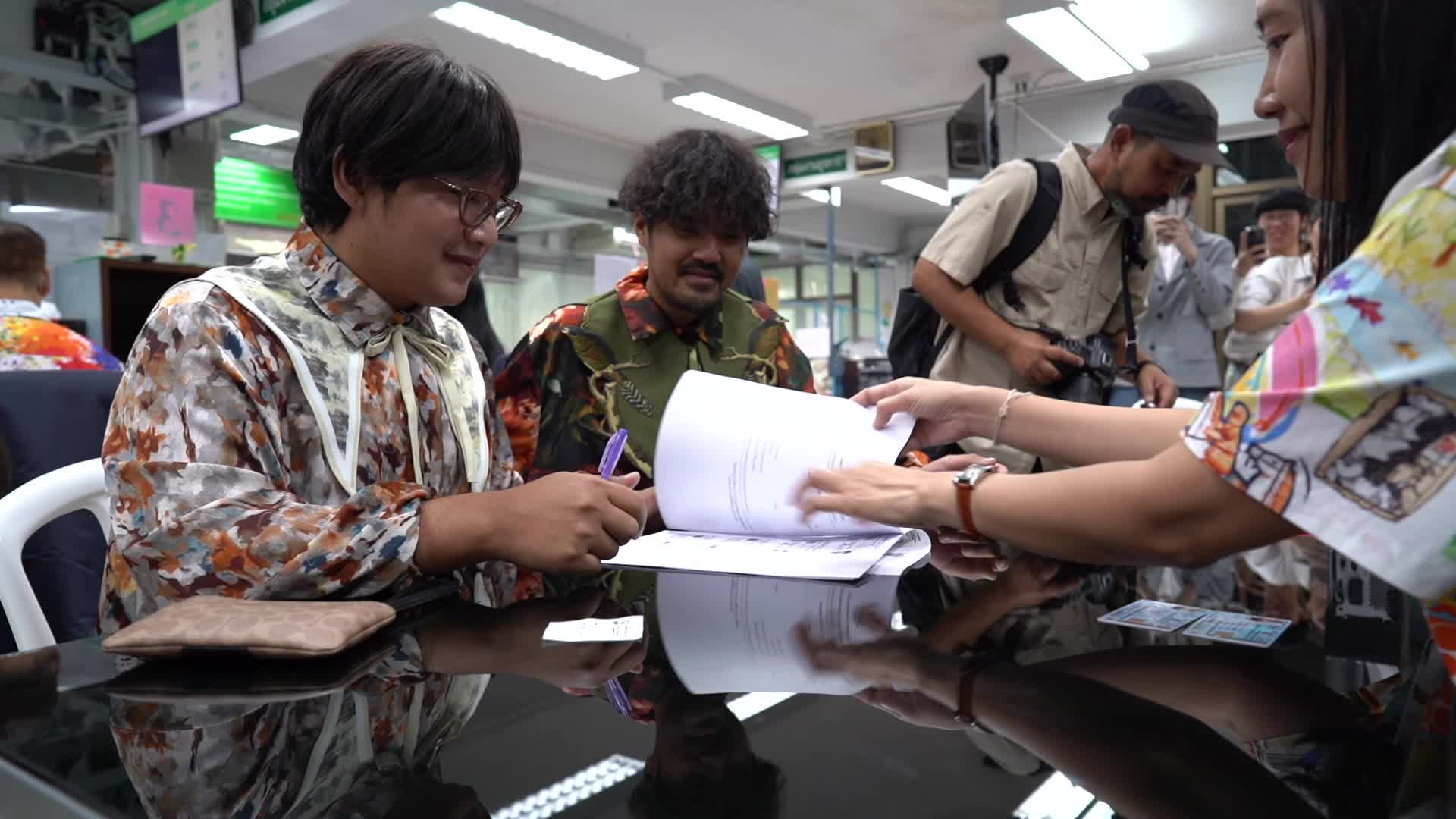 Same Sex Couples Legally Register Their Marriage in Thailand.