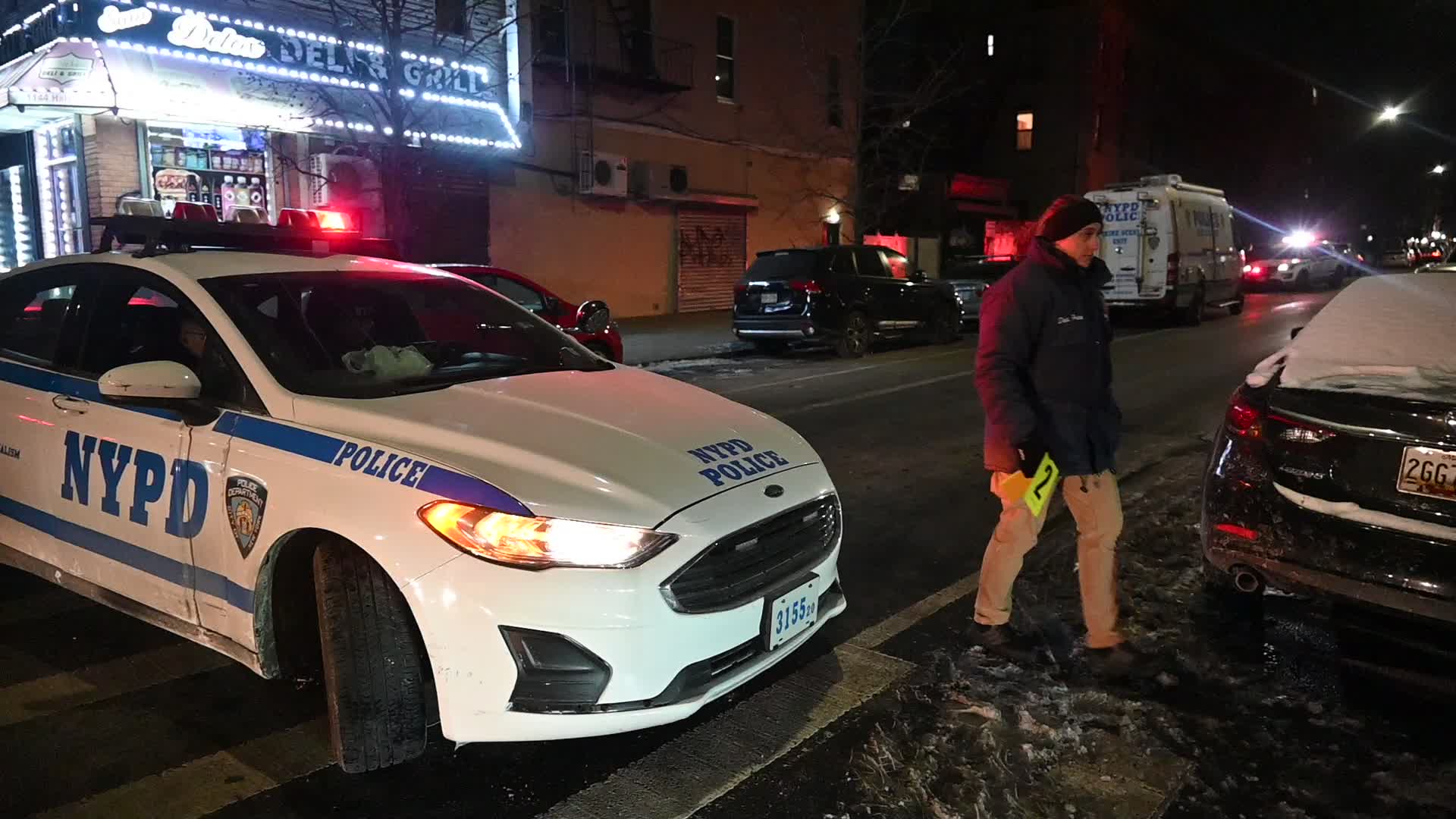 24-year-old man fatally stabbed to the chest on Halsey Street in the Bushwick section of Brooklyn New York City