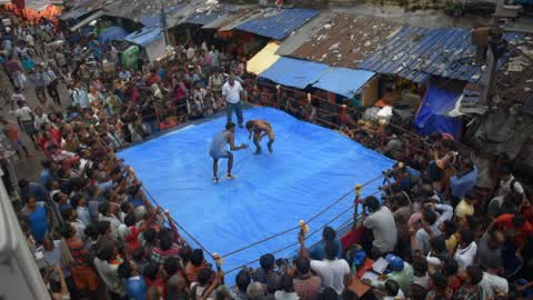 Wrestling Competition In Kolkata 